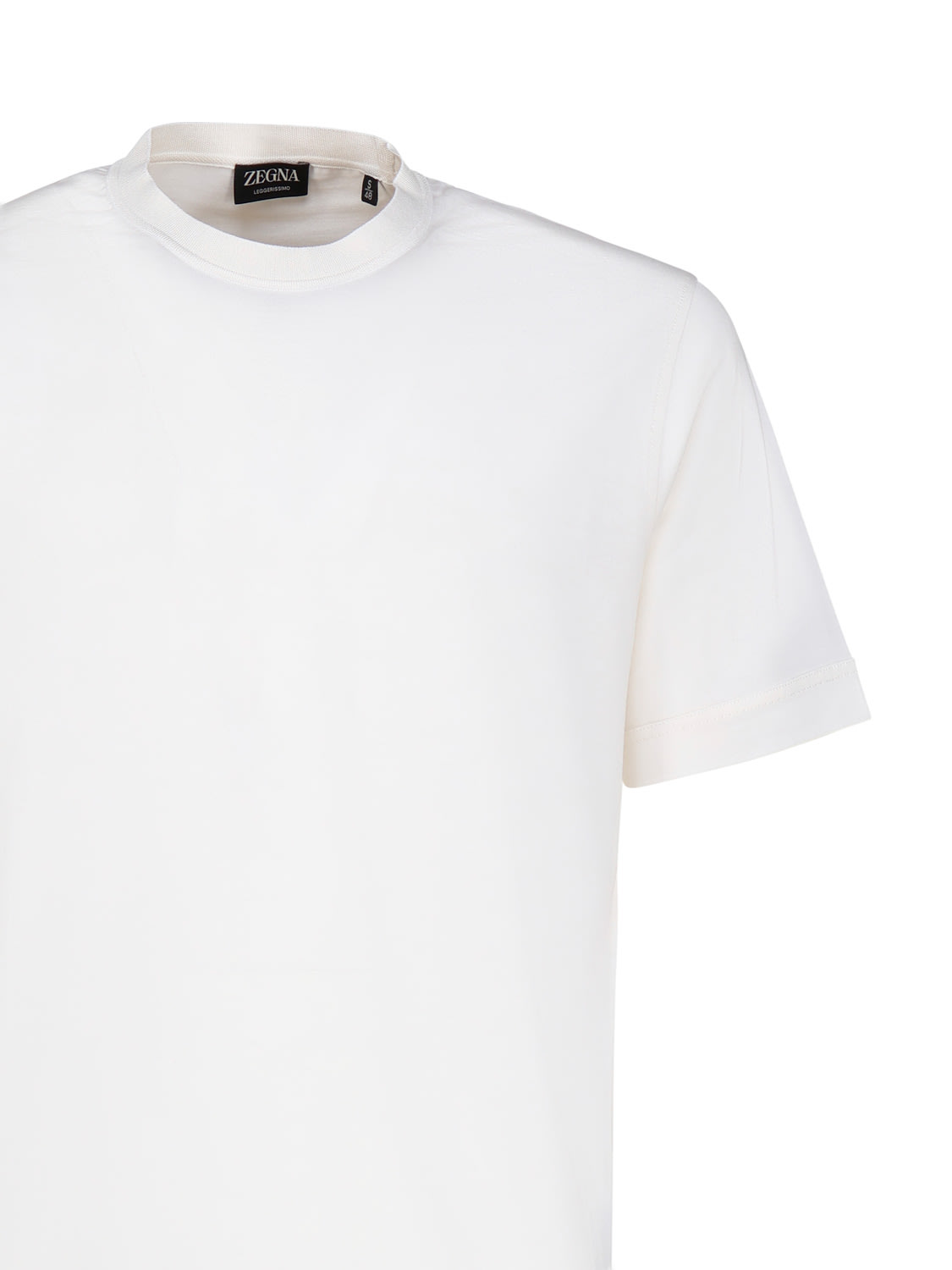 【関税&送料込】Zegna Cotton T-Shirt Zegna logo-embroidered Cotton T-shirt | Blue | FARFETCH