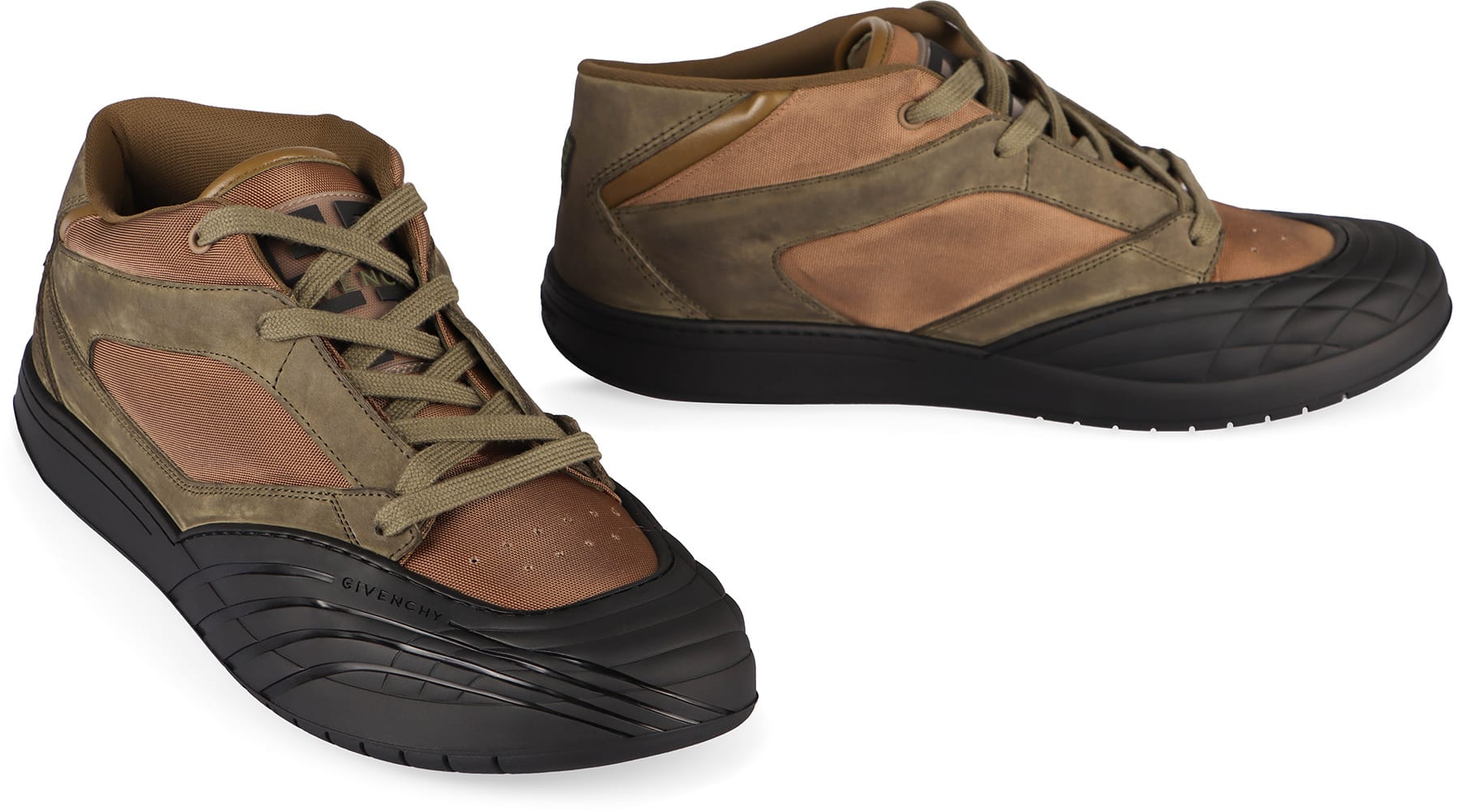 スニーカー GIVENCHY SKATE VINRTAGE NABUK AND NYLON SNEAKERS Givenchy Skate Mid-top Sneakers | italist