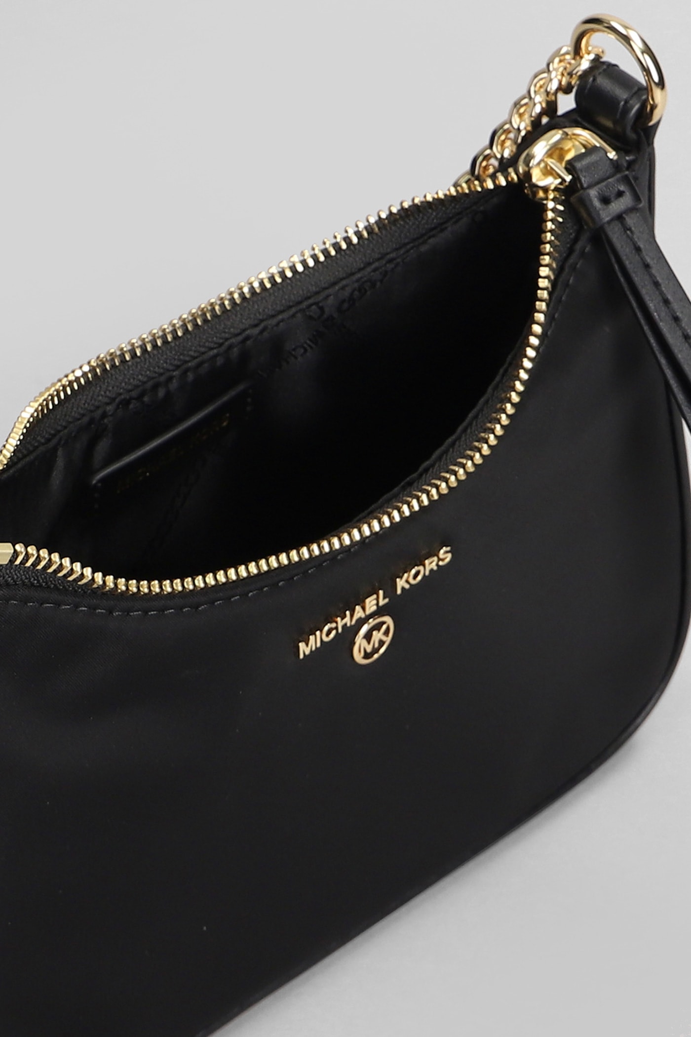MAISON MICHEL 1027059001BLACK 関税送料込 Michael Kors Jet Set Charm Shoulder Bag In Black Fabric