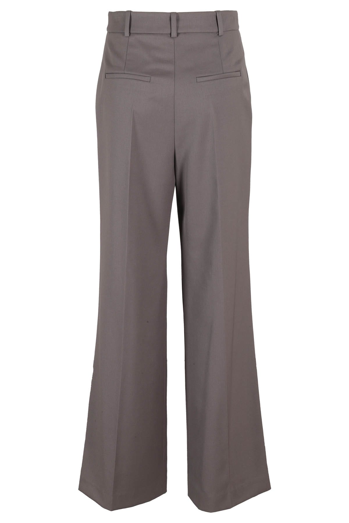 パンツ Low Tide : 24FW / BASIC WOOL SLACKS (2COLORS) Theory Wool Blend Cropped Cuffed Wide Leg Trouser Pants