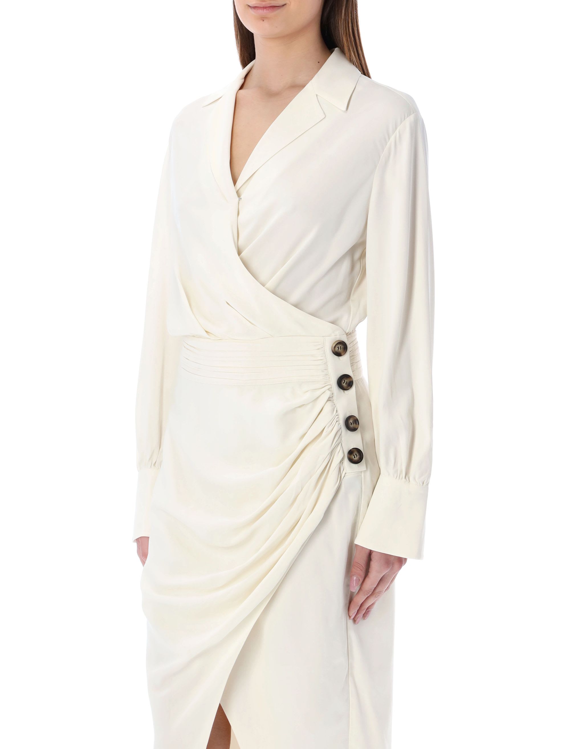 self-portrait Wrap Midi Dress | italist