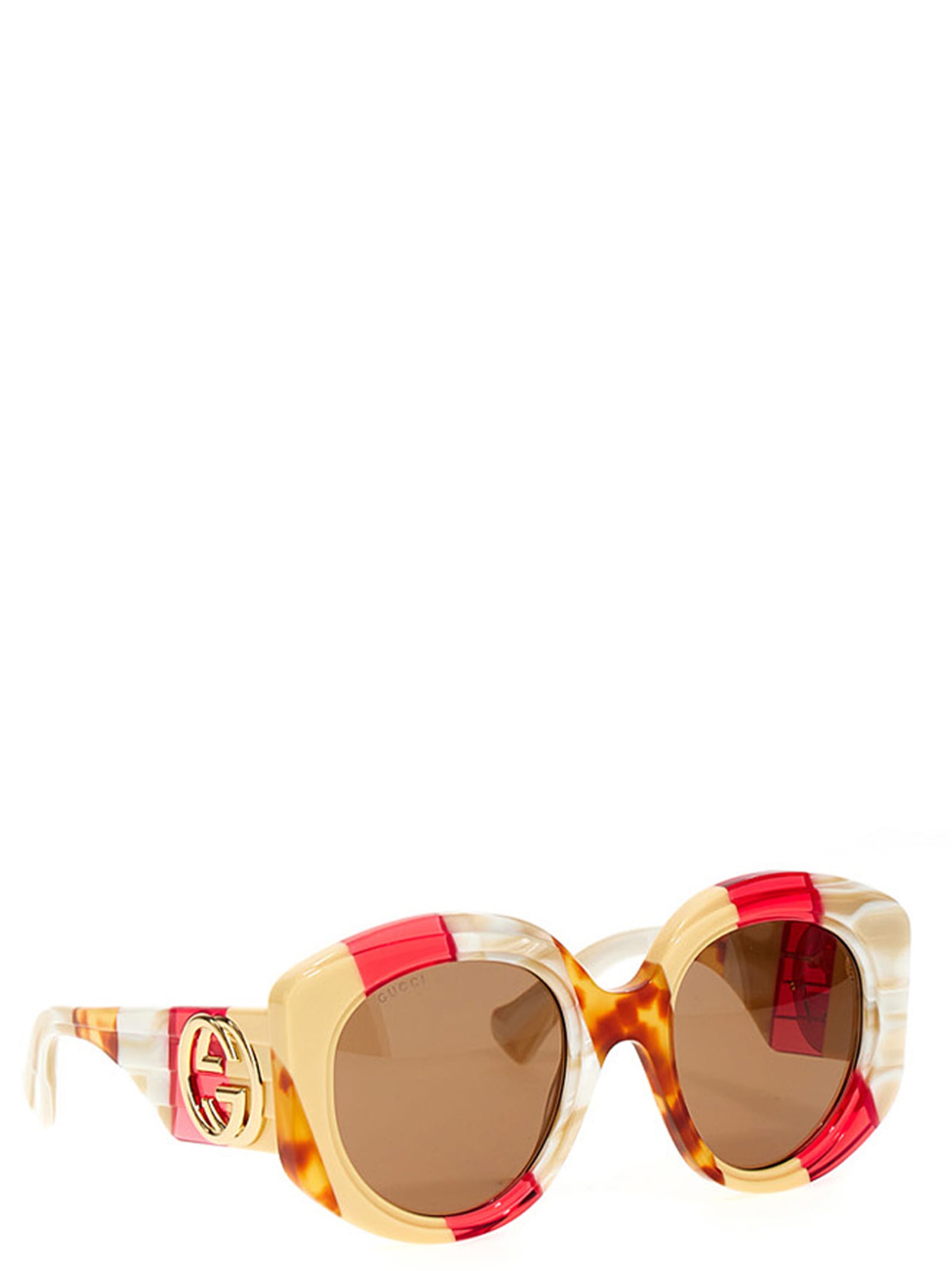 【関税込み】gucci TRICOLOR SUNGLASSES Gucci Tricolor Sunglasses | italist