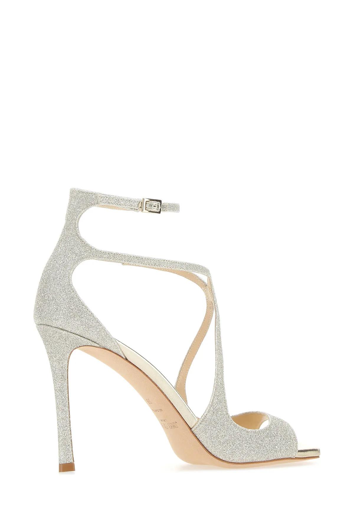 Azia 95 Embellished Stilettos with Ankle Strap