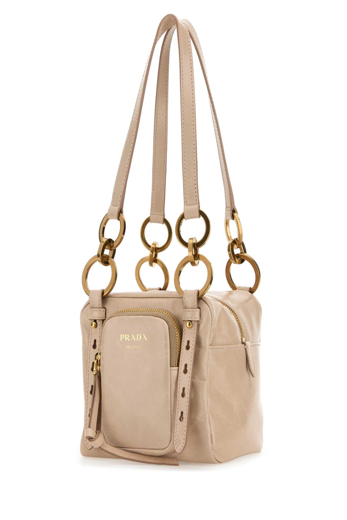 トートバッグ PRADA Powder Pink Mini Prada Dangle Handbag Powder Pink Mini Prada Dangle Handbag | italist