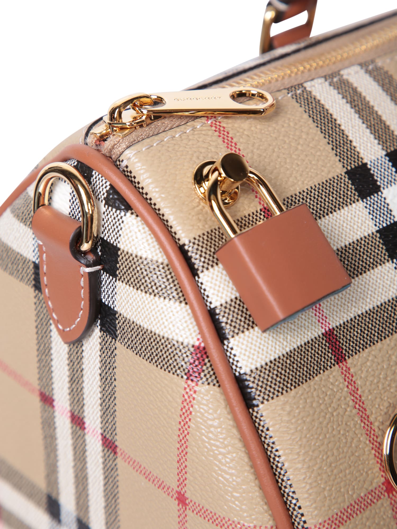 Shop Burberry 2023-24FW Handbags (80696631, 8069663, BOWLING CHECK HANDBAG)  by CiaoItalia