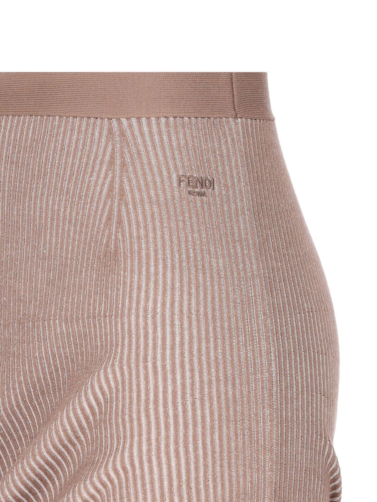 【送料&関税込】Fendi Asymmetric Draped Ribbed Skirt Fendi Asymmetric Draped Ribbed Skirt | italist