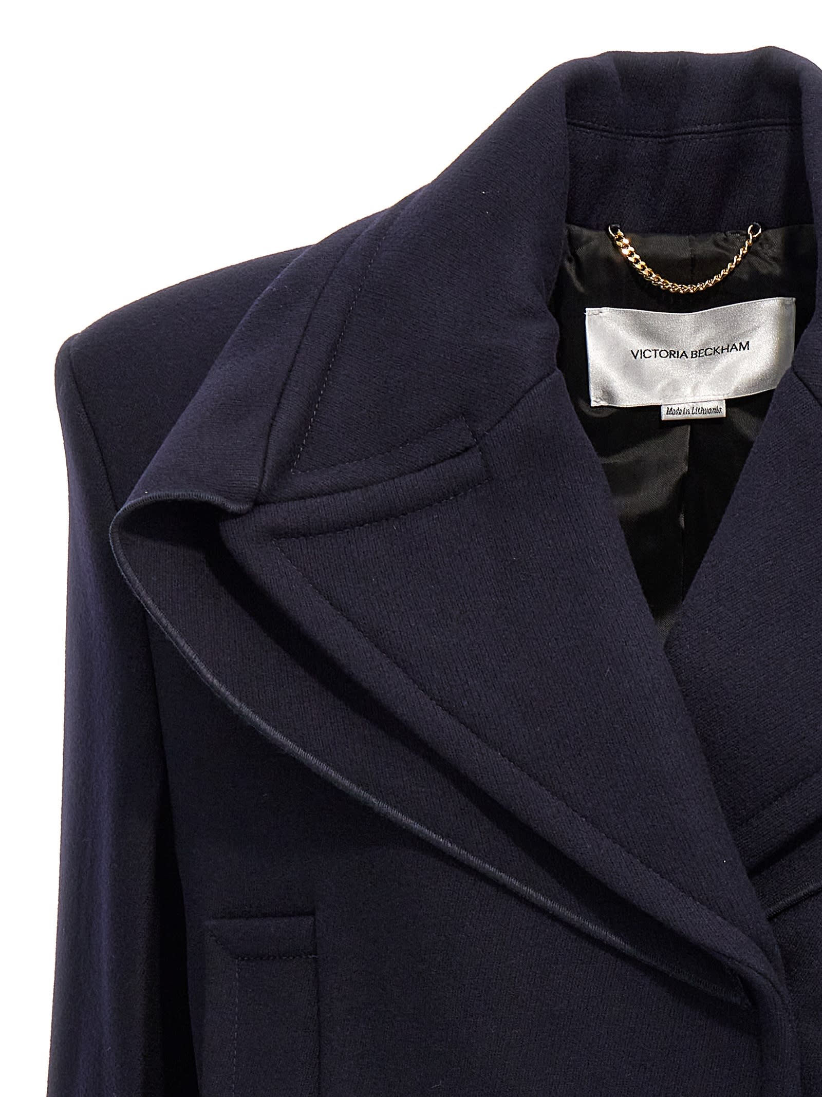 【関税込み】VICTORIA BECKHAM 'Pointed Shoulder' coat Victoria Beckham 'pointed Shoulder' Coat | italist