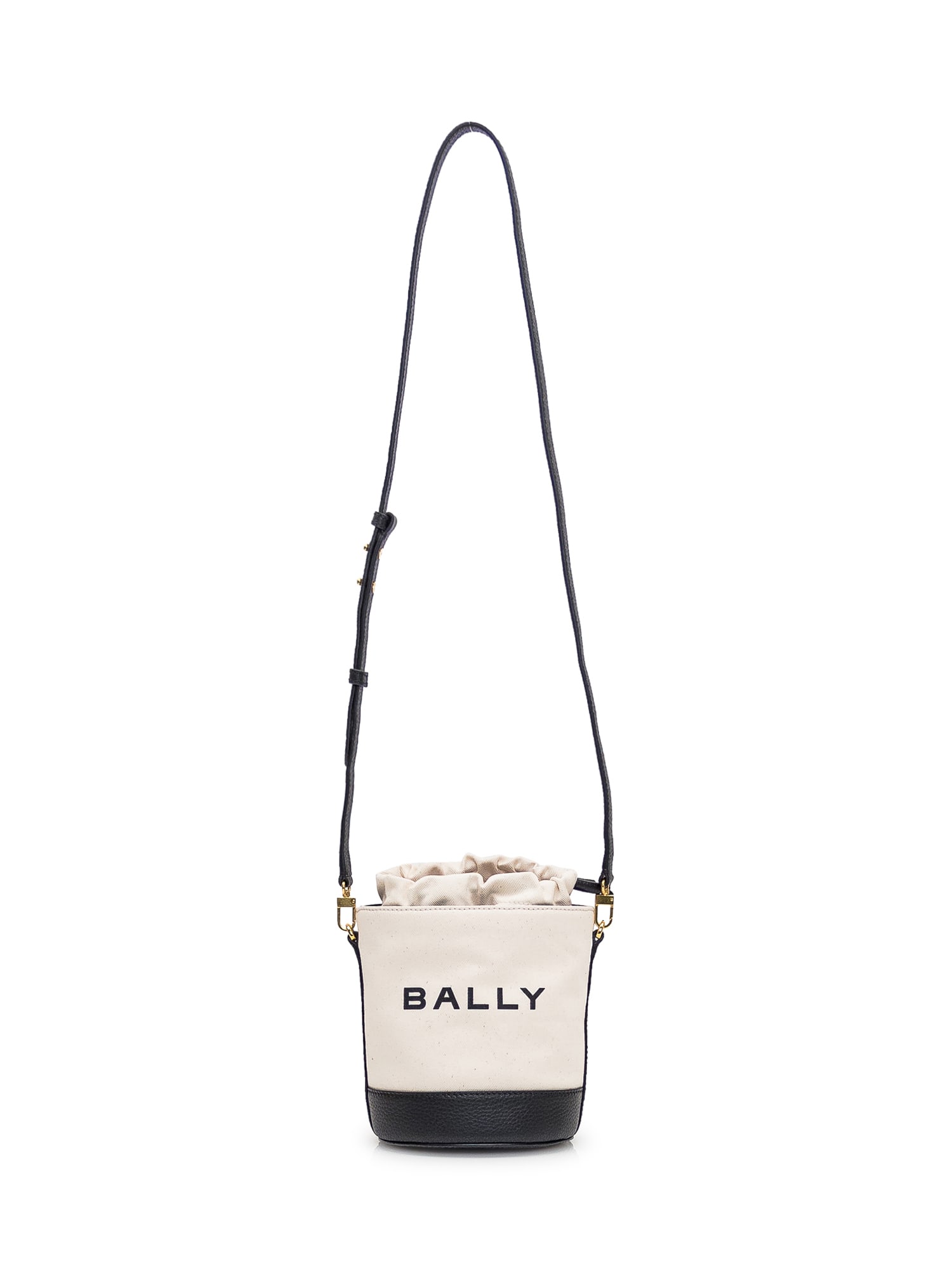 トートバッグ BALLY FW23 BAG BUCKET 8 HOURS (WAU00Z_CV034I182O) Bally Bar 8 Hours logo-print Bucket Bag | White | FARFETCH