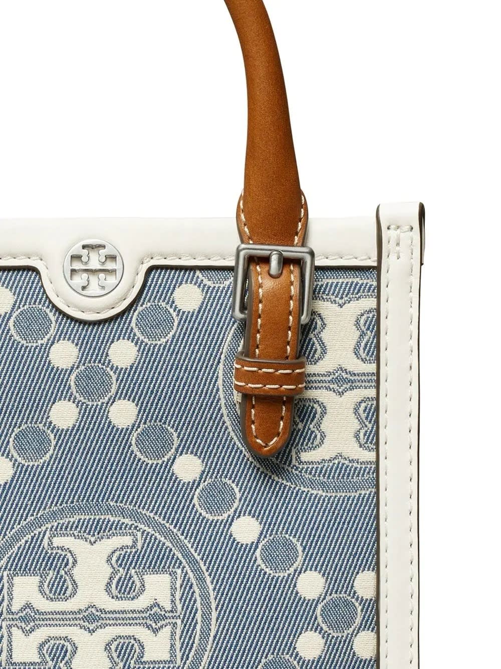 Buy Tory Burch Small T Monogram Denim Shoulder Bag