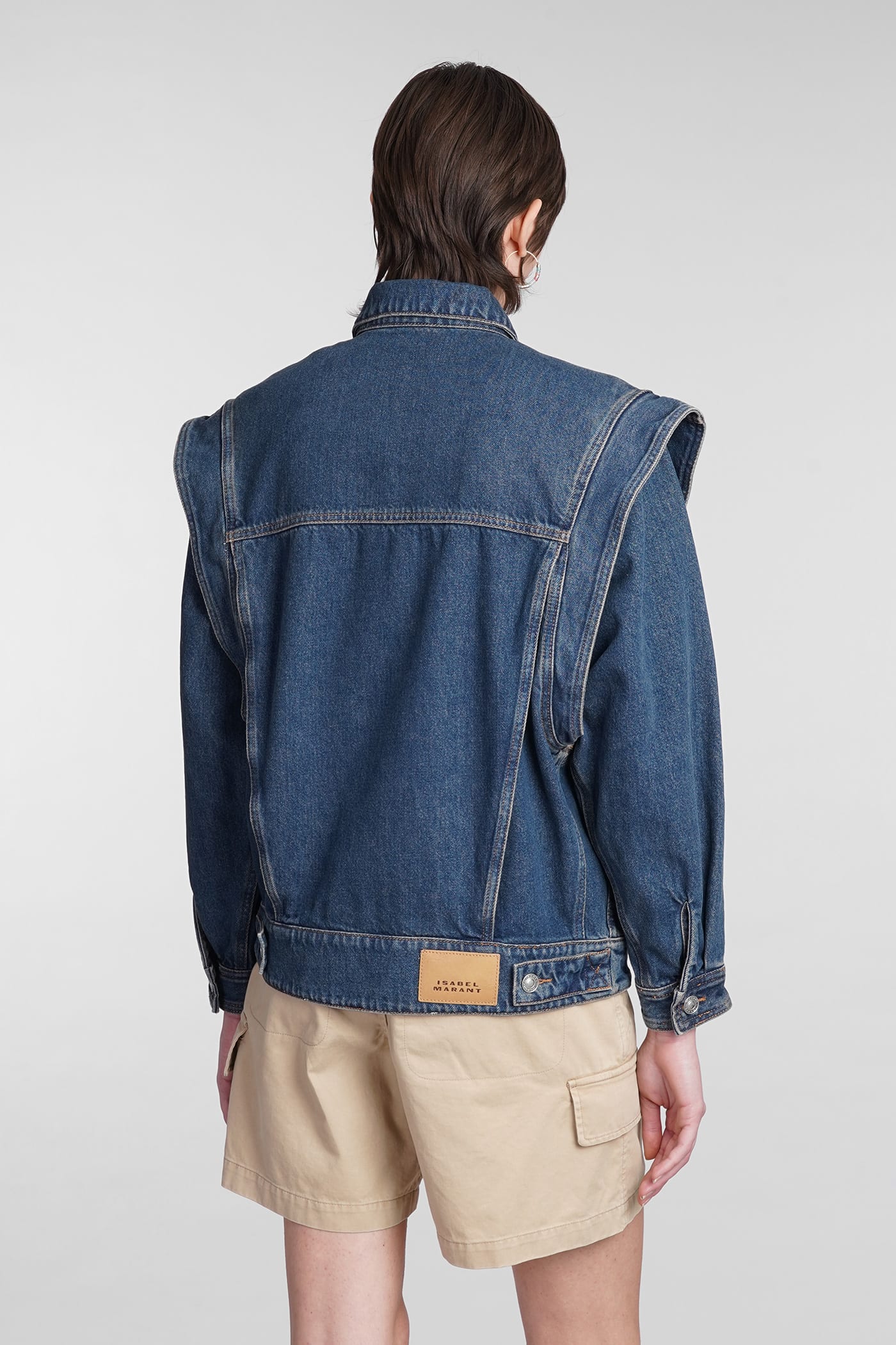 ISABEL MARANT｜DENIM JACKETS (HARMON (VE0049FB B1H04I 30 Women's Harmon denim jacket | ISABEL MARANT | 24S