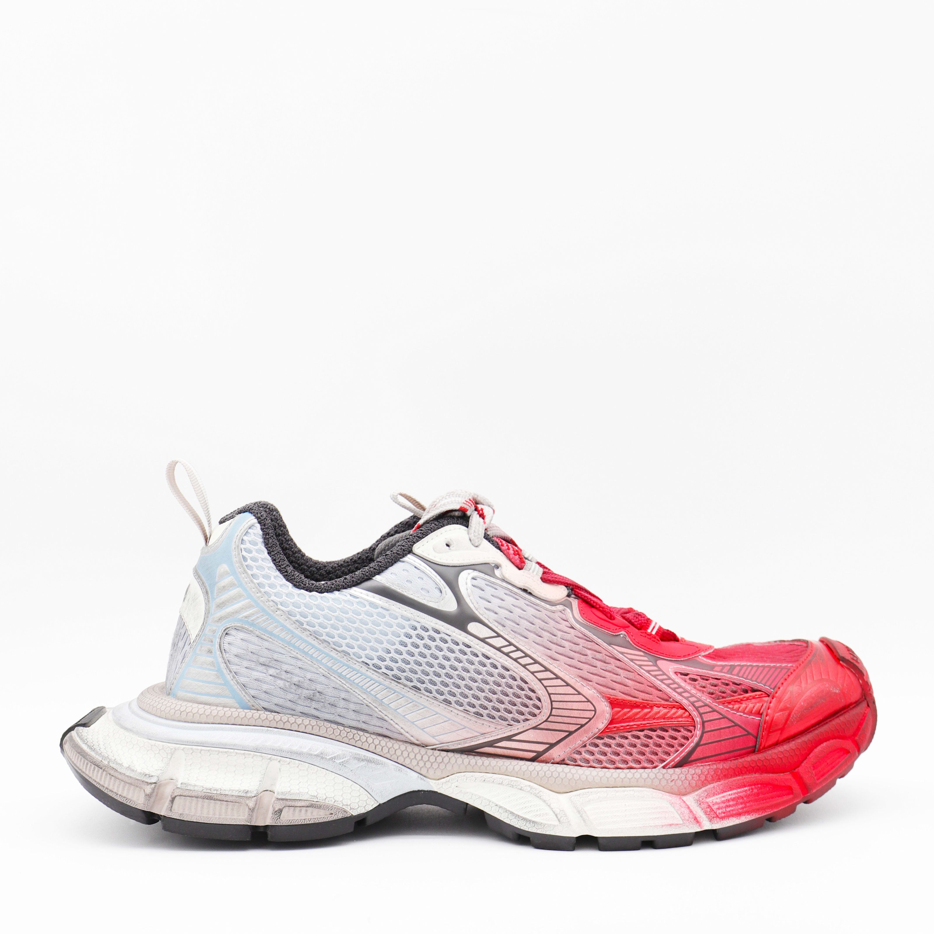 【送料&関税込】Balenciaga White Grey Red 3xl Toe Spray Snea Balenciaga White Grey Red 3xl Toe Spray Sneakers | italist