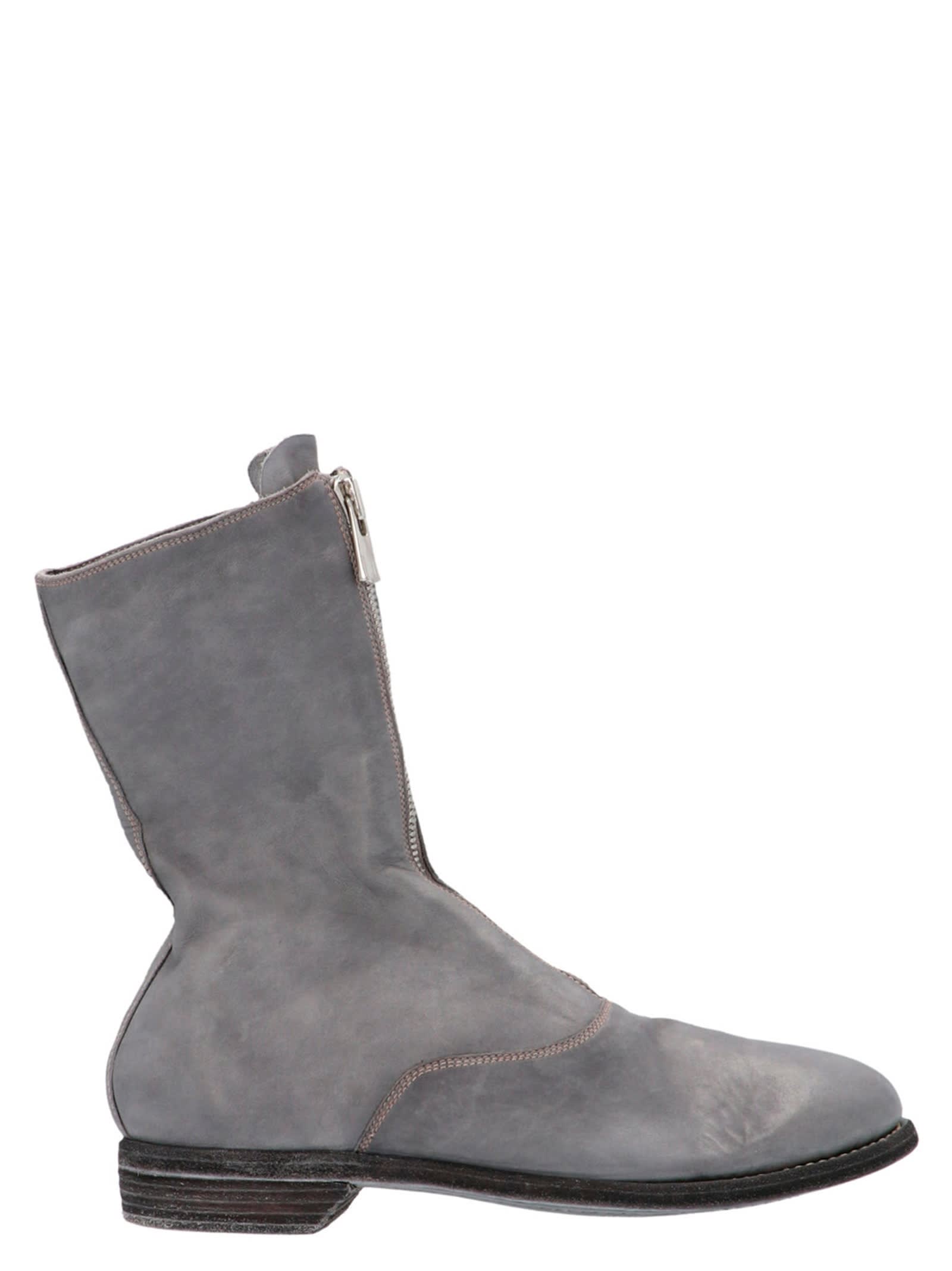 ミドルブーツ GUIDI Women Boots 310CO49T Gray Guidi '310' Ankle Boots | italist