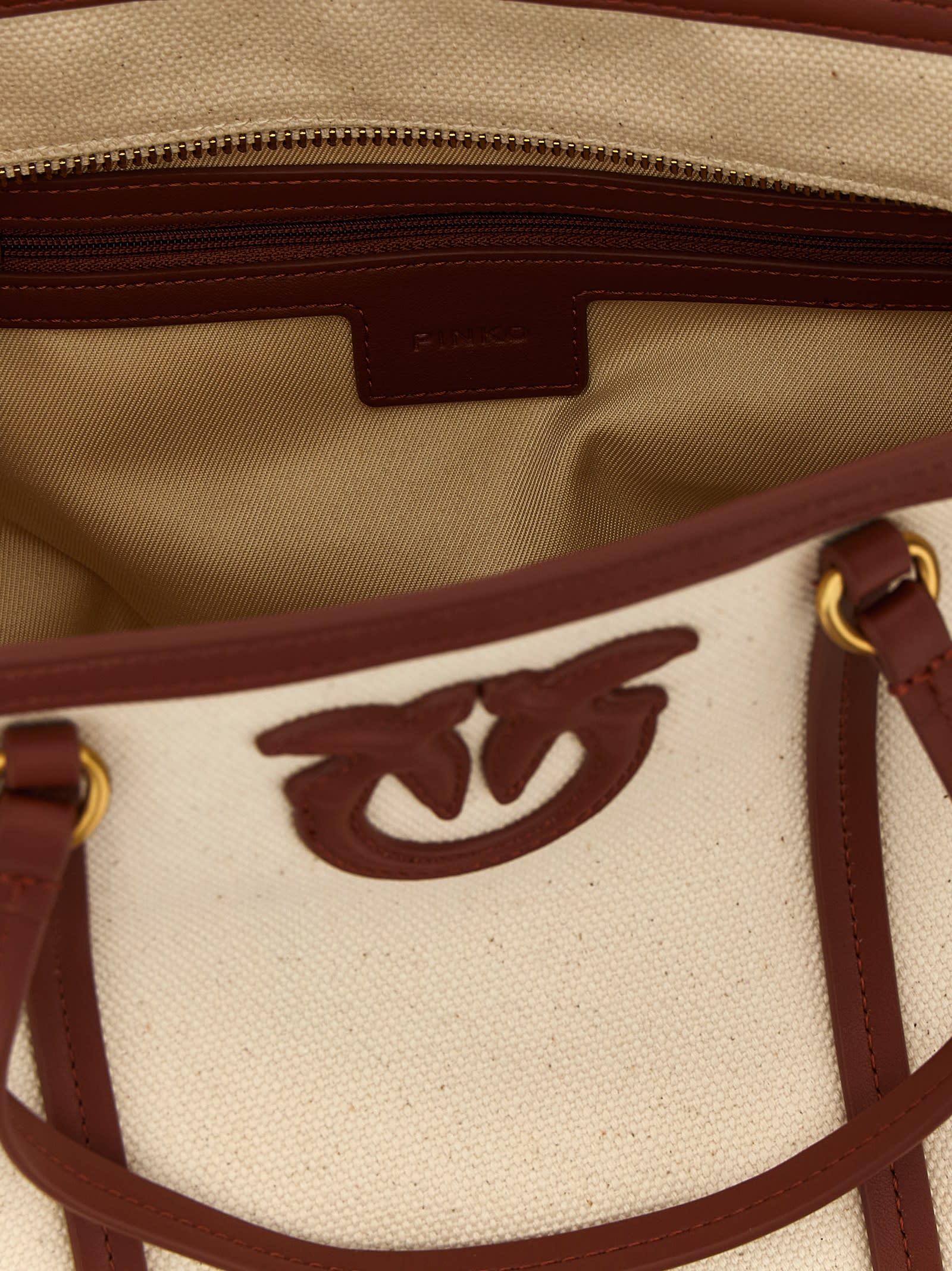トートバッグ PINKO SS25 'Miranda' small shopping bag (104714A2G2 YL2Q) Pinko 'miranda' Small Shopping Bag | italist
