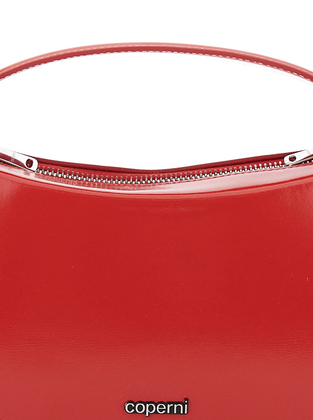 Coperni 'sound Swipe Small' Red Handbag With Logo Detail In
