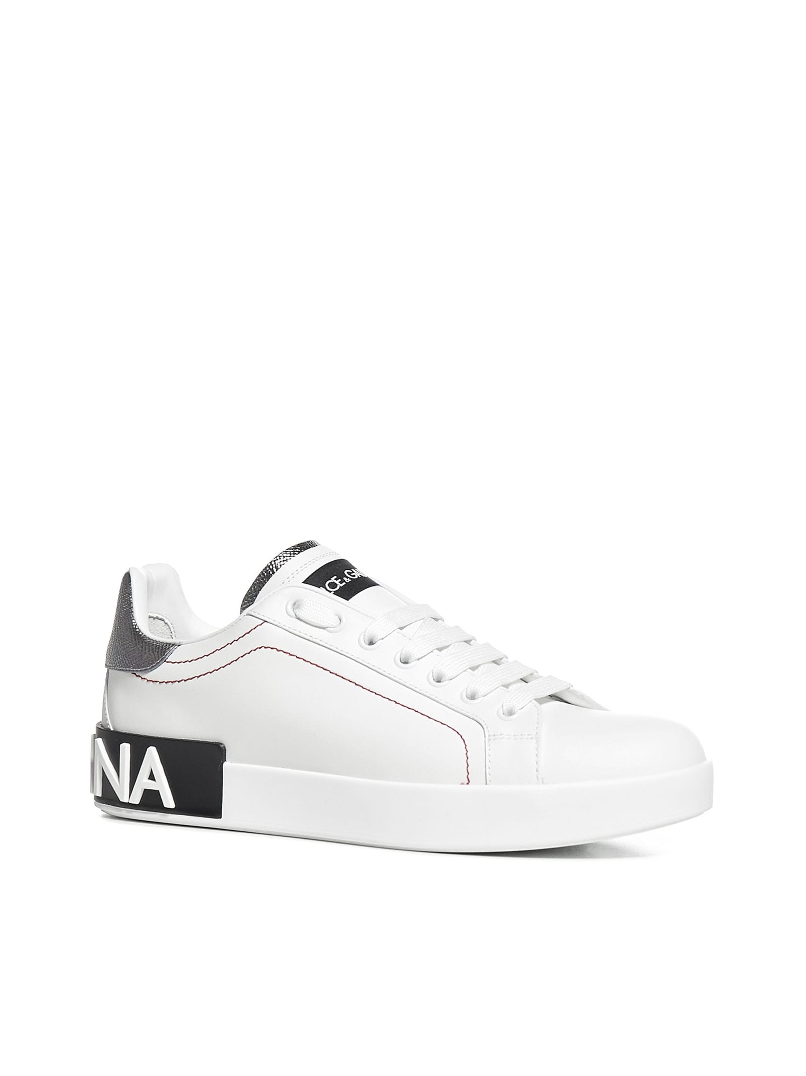 Dolce & Gabbana Portofino Leather Sneakers | italist, ALWAYS
