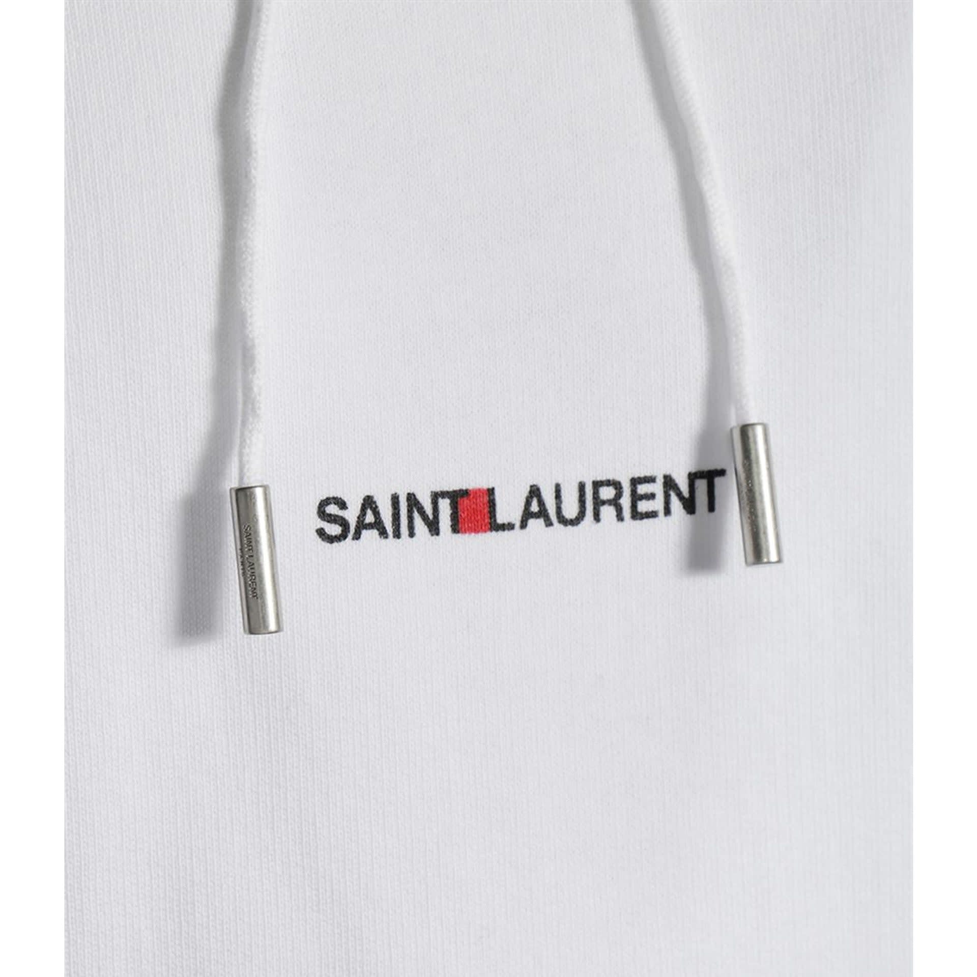 スウェット・トレーナー SAINT LAURENT WHITE COTTON SWEATSHIRT Sweatshirt Saint Laurent White size 48 IT in Cotton - 40547431