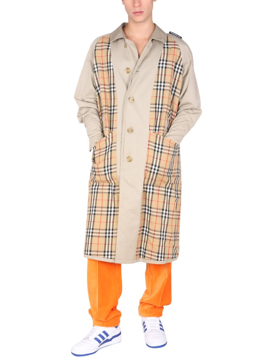 コート 1 OFF FW21 REMADE BURBERRY TRENCH (122393_55B) 1/OFF Remade Burberry Trench | italist