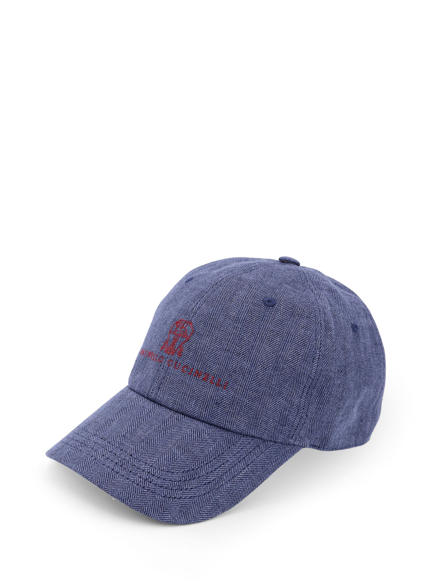 Brunello Cucinelli Linen Hat With Frontal Logo | italist