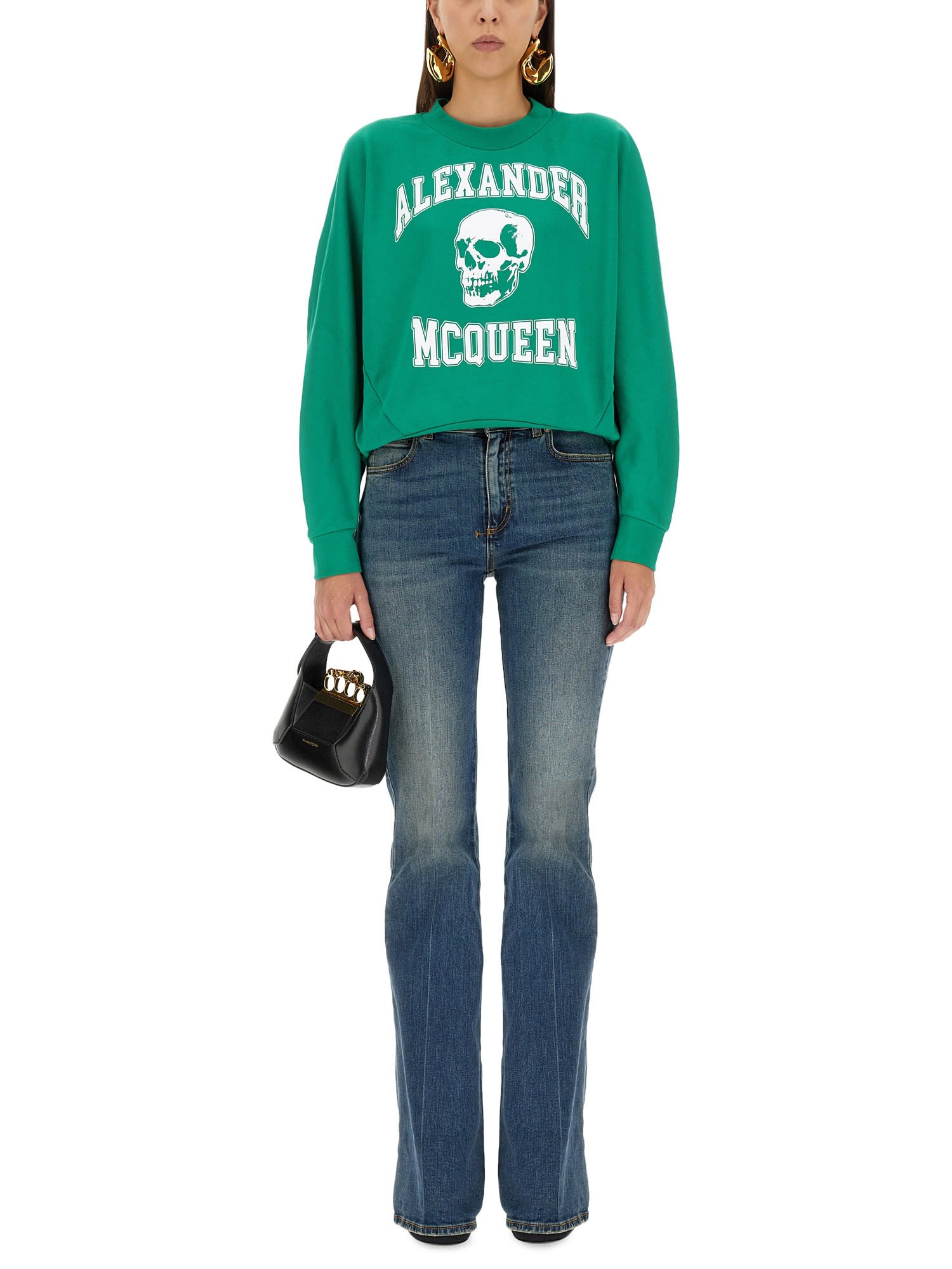 Alexander McQueen Varsiity Skull Sweatshirt | italist