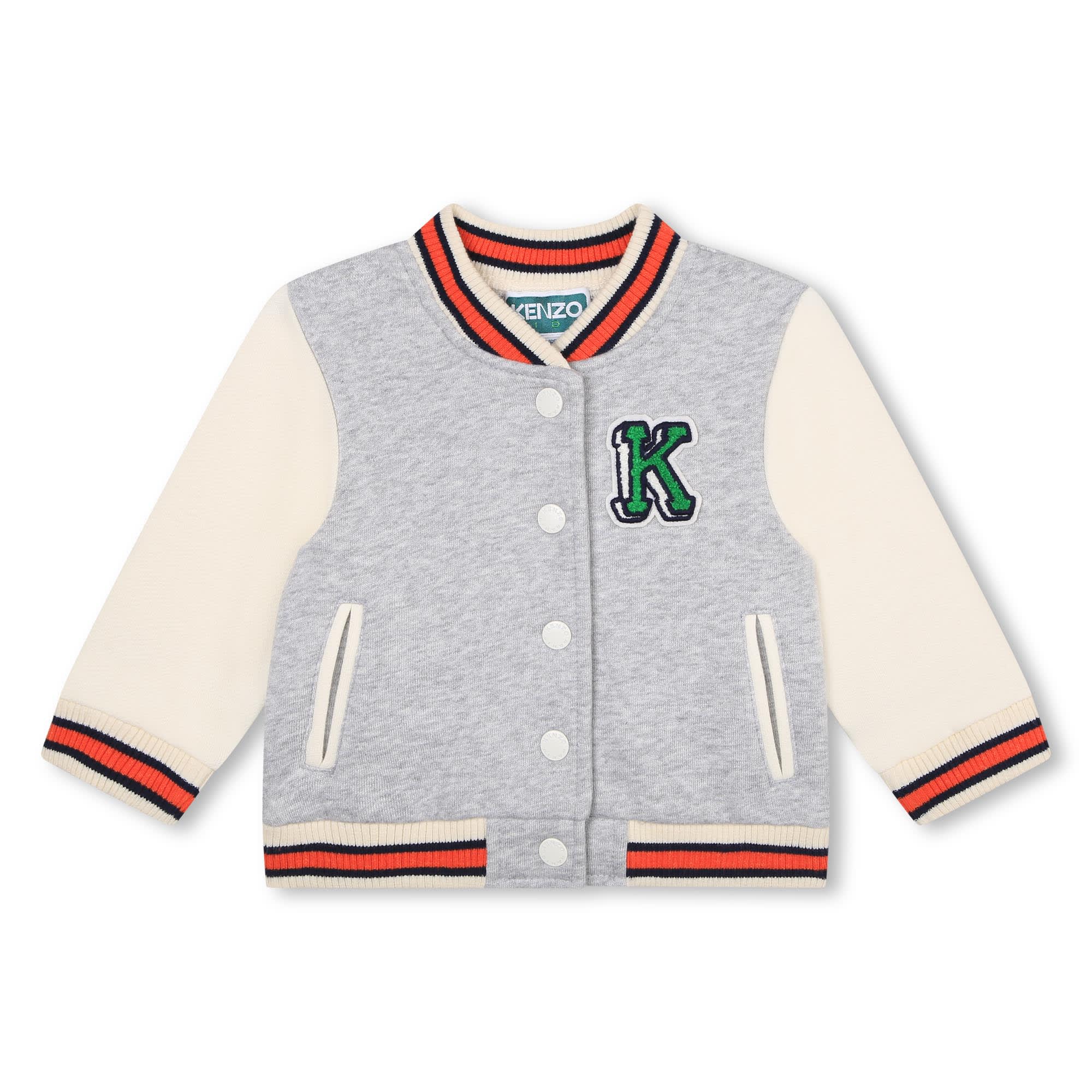 Kenzo Kids Bomber Jacket With Embroidery ニットウェア＆スウェット