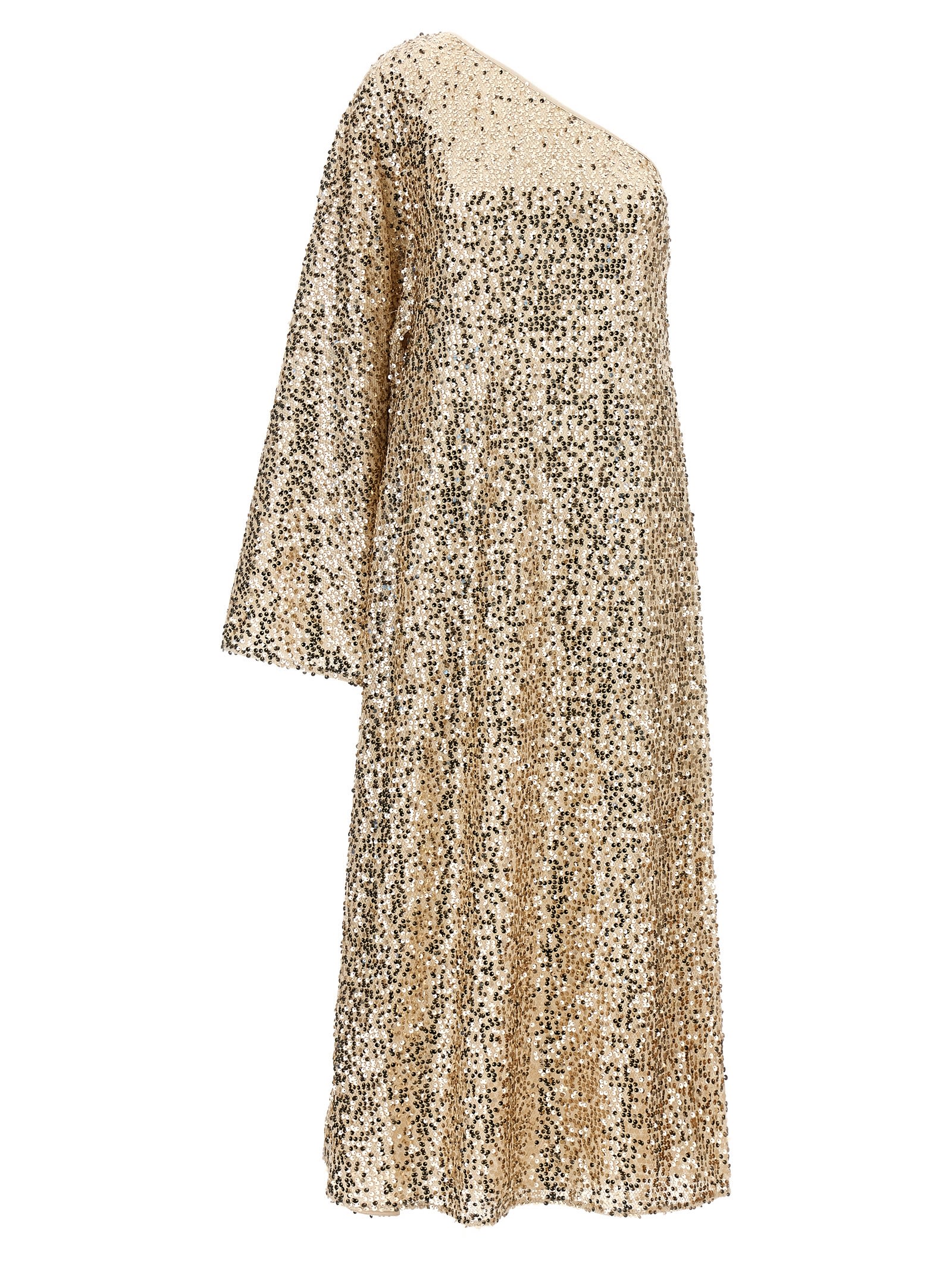 net sequins maxi dress