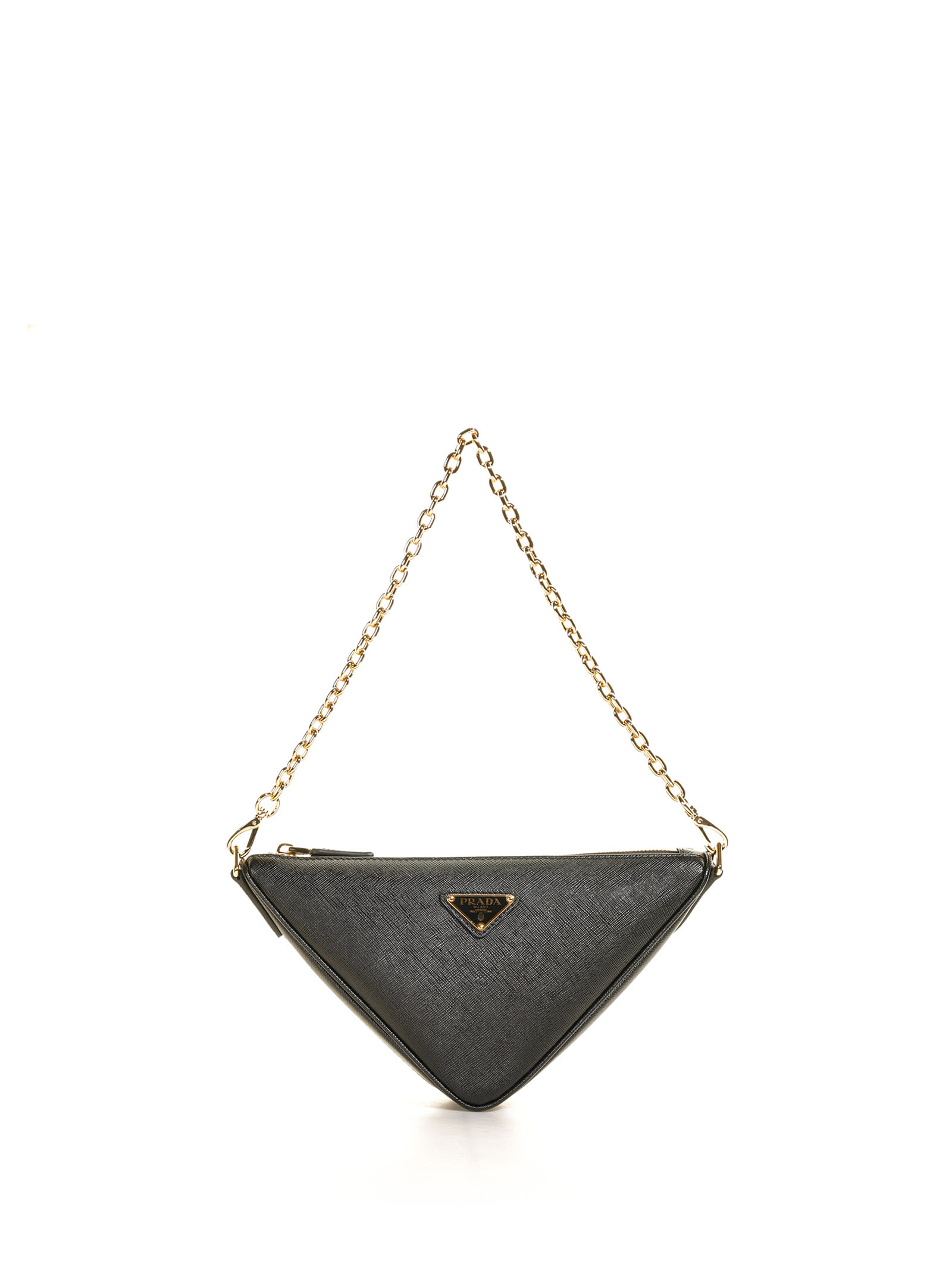 【セール】プラダ☆トライアングル レザーミニバッグ1BC543 2BYA Prada Triangle Leather Mini Bag | italist