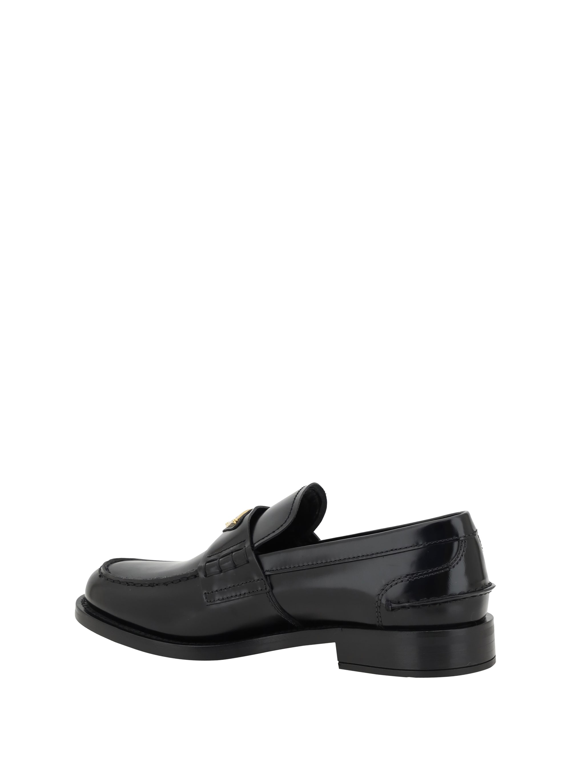 PRADA|FLAT SHOES/LOAFERS (1S055N F020 3LOS F0I55) Prada Logo Loafers | italist