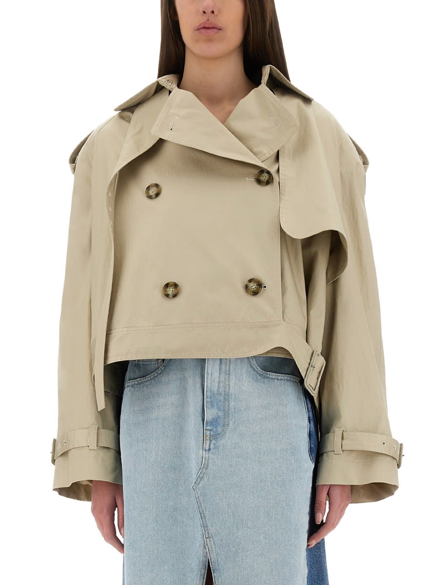 Stella McCartney Short Trench Coat With Belt | italist