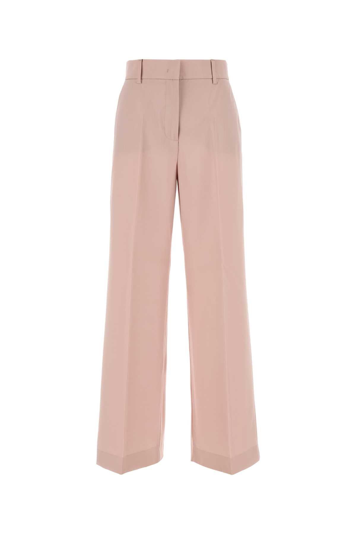 パンツ Weekend Light Pink Wool Visivo Palazzo Pant Wool canvas palazzo trousers, pink | Weekend Max Mara
