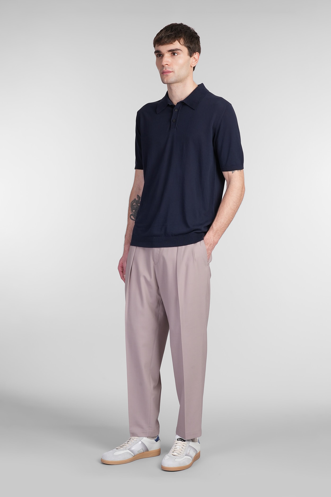 Tシャツ・カットソー ROBERTO COLLINA Men Polo Shirts RB10024 RB1010 Blue Roberto Collina Polo In Blue Cotton | italist