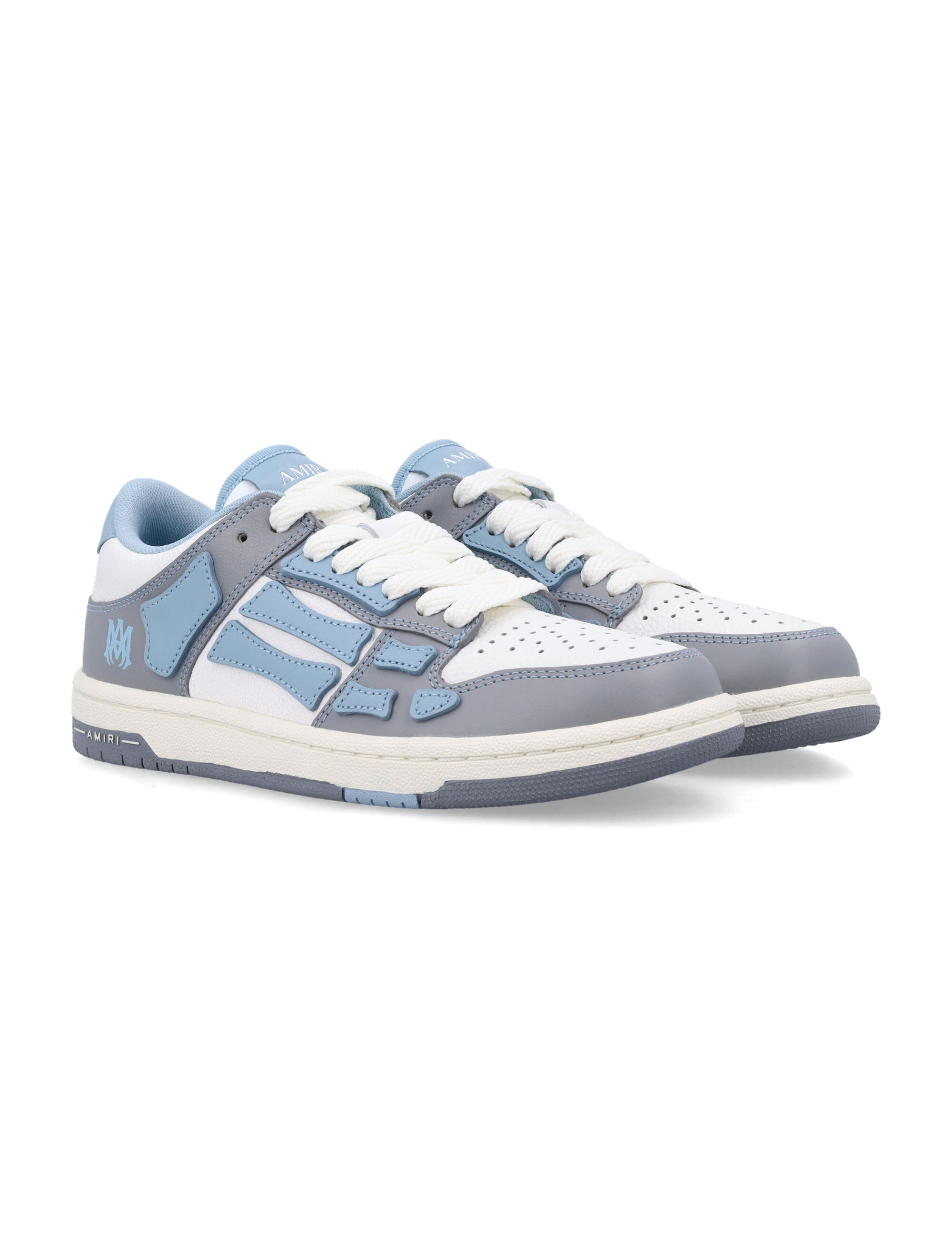 スニーカー Amiri Crystal Satin Skel Top Low Woman's Sneakers Amiri Skel Crystal Leather Low-Top Sneakers | Neiman Marcus