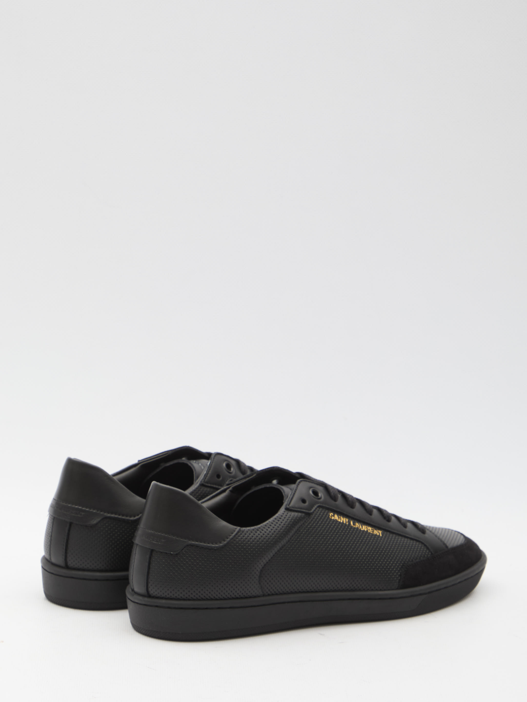【関税＆送料込み】Saint Laurent Court Classic Sl/10 Leathe Saint Laurent Court Classic SL/10 Leather Sneakers | White