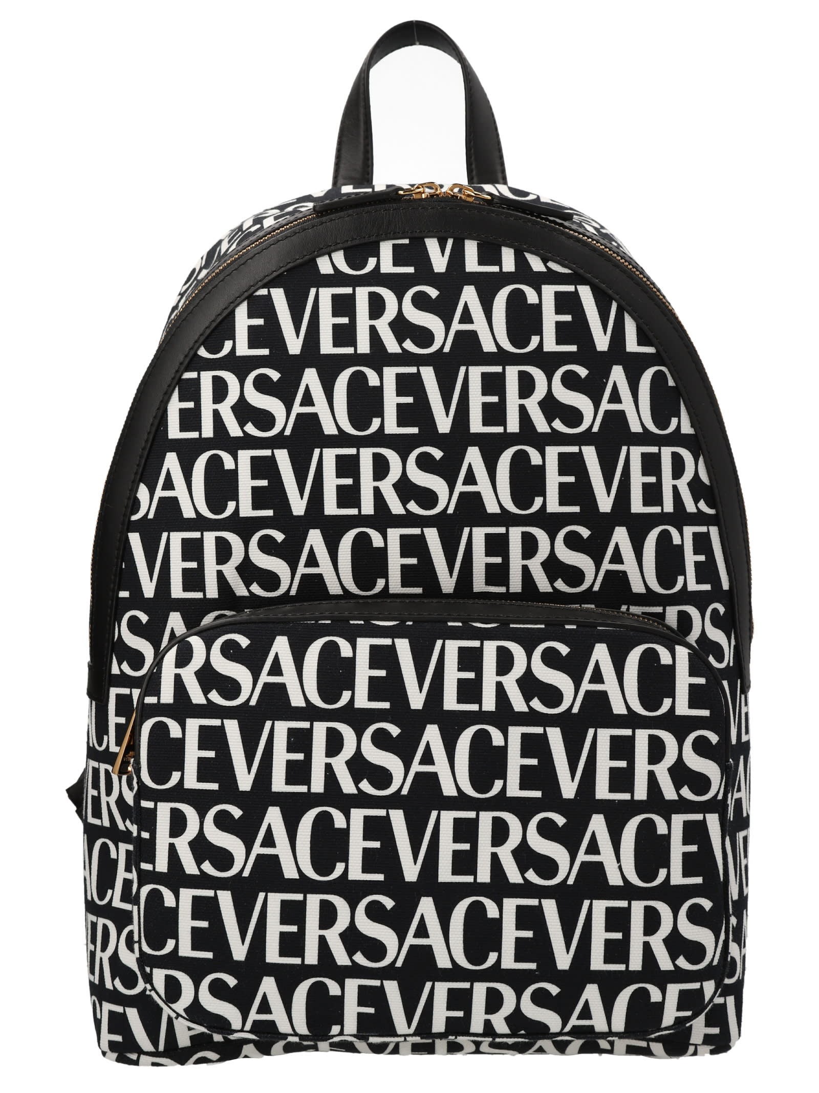 Versace Barocco 660 Print Nylon Medusa Backpack in Gray for Men