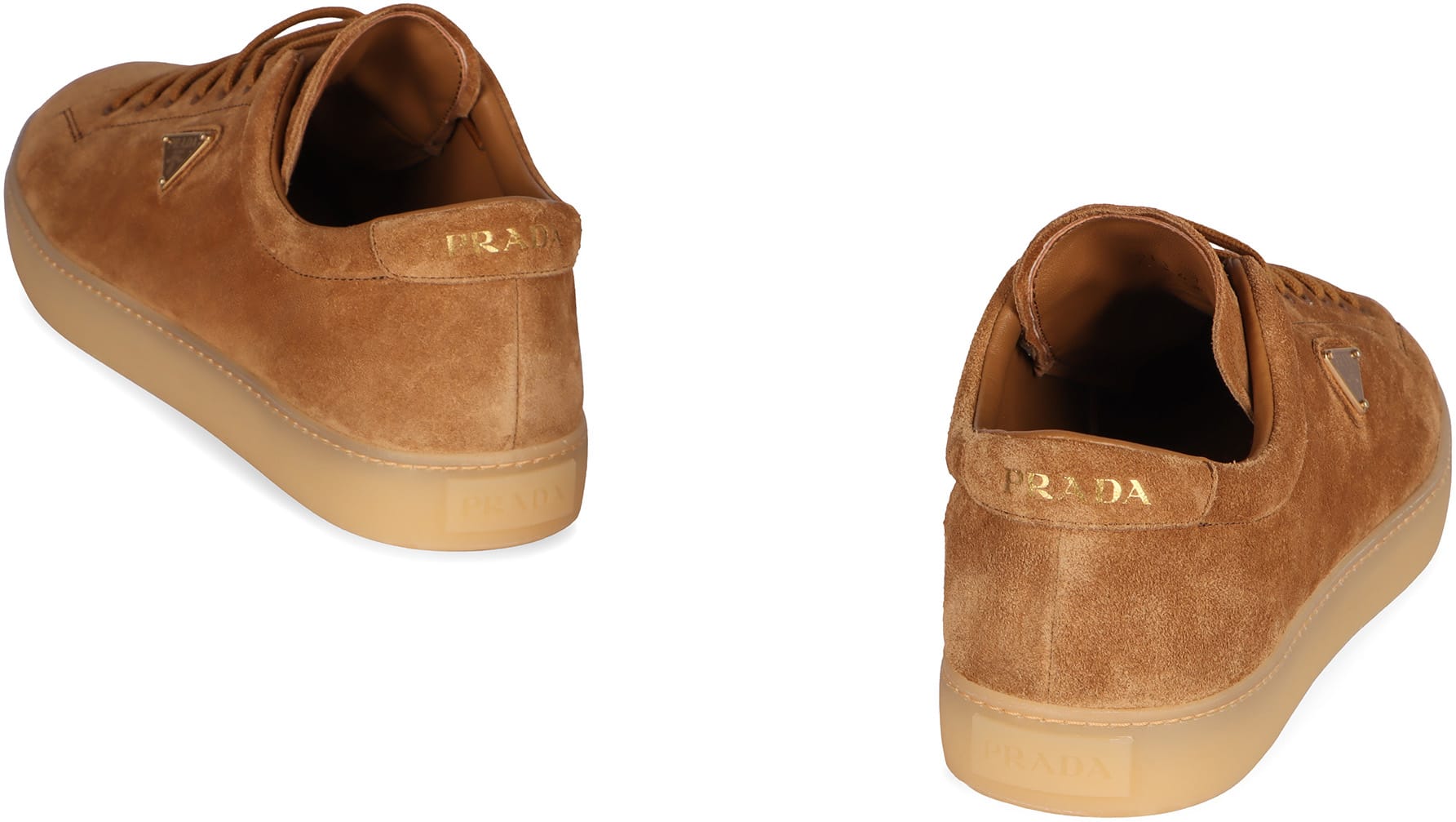 関税込！【PRADA】プラダ Suede Sneakers 2EE413FG001054F0401 PRADA＊プラダ レーン スエード スニーカー 関税・送料込み