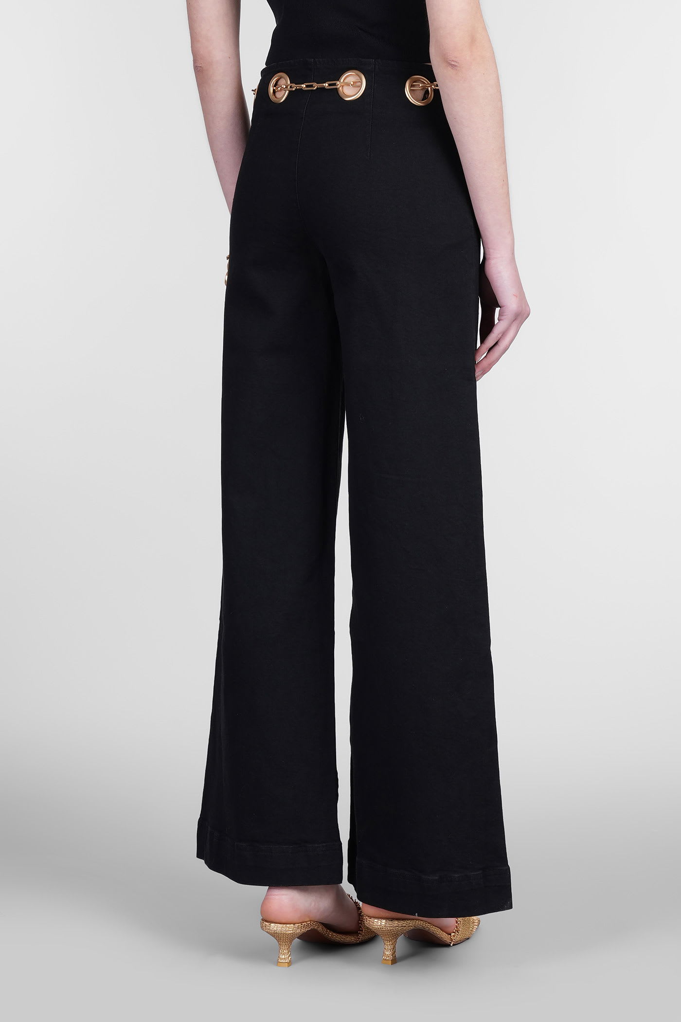 【送料&関税込】Cult Gaia Sydney Pants In Black Cotton Cult Gaia Sydney Pants In Black Cotton | italist