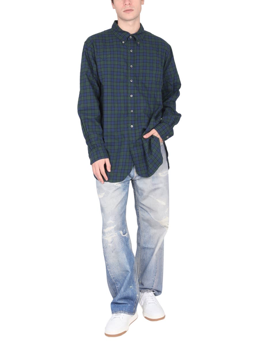 Tシャツ・カットソー Engineered Garments OVERSIZE FIT SHIRT (22F1A001_RK232) Engineered Garments OVERSIZE FIT SHIRT (22F1A001_RK232