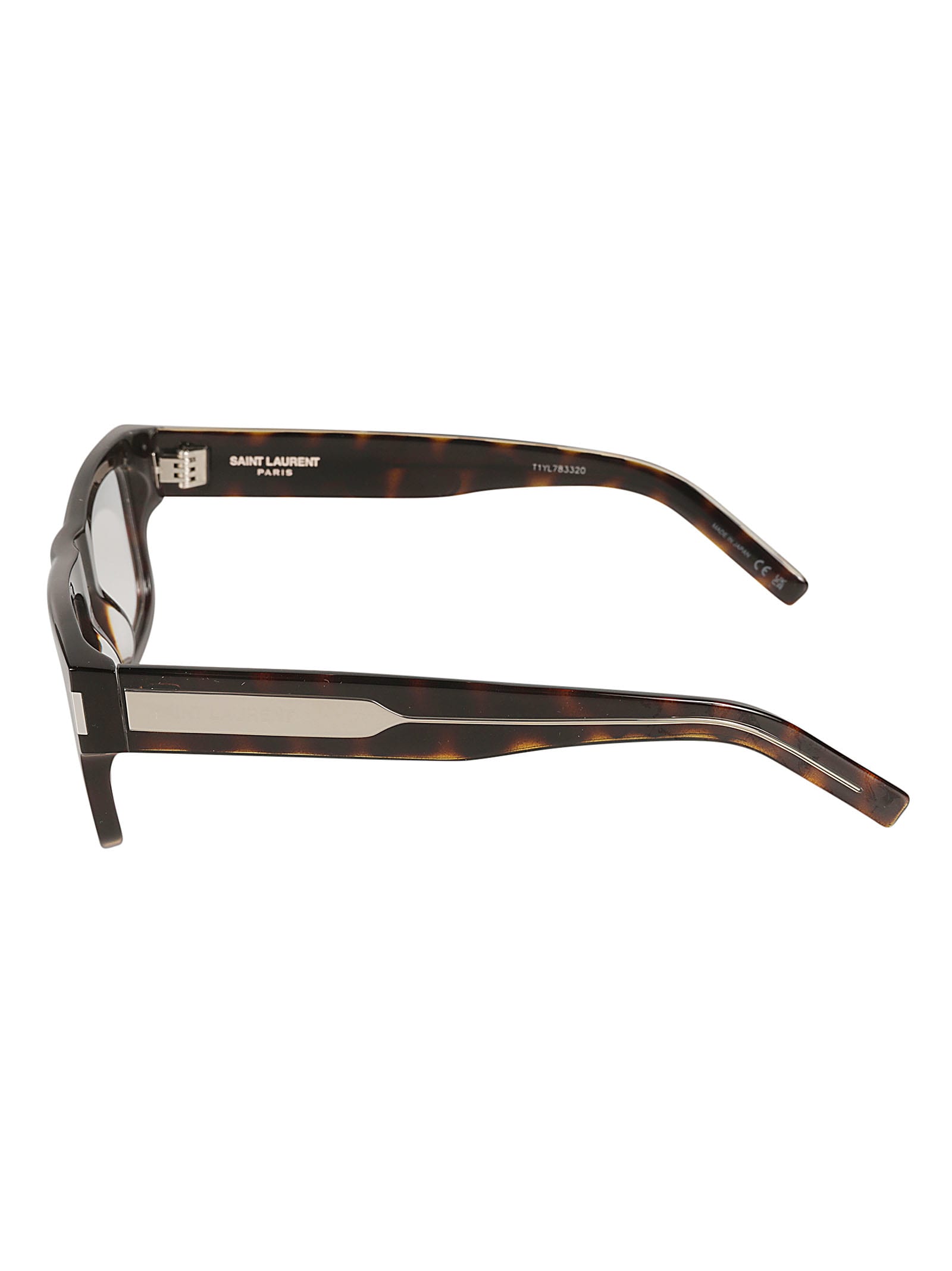 Saint Laurent Eyewear Square Frame Flame Effect Glasses アイウェア-