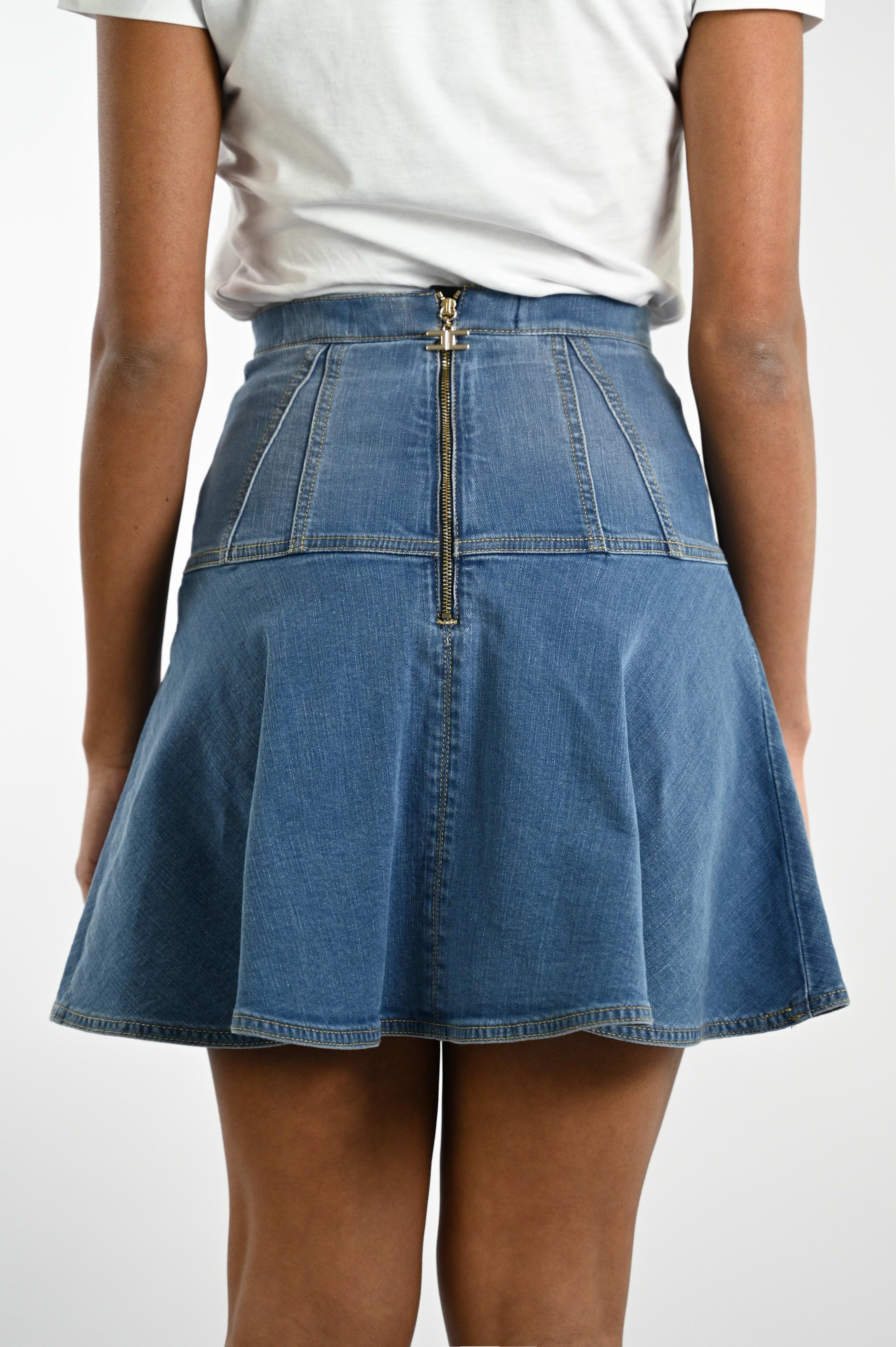 Elisabetta Franchi Miniskirt Buttons On The Pelvis | italist