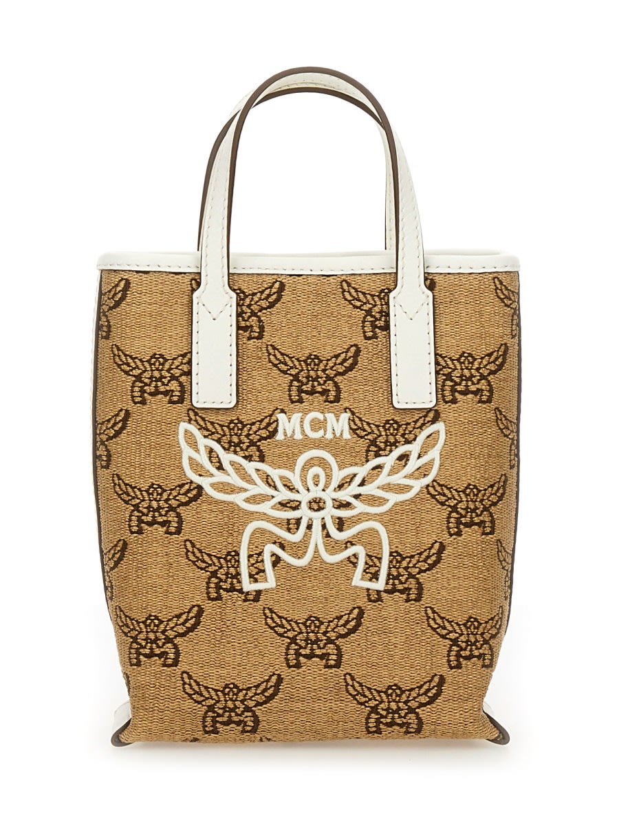 【関税&送料込】Mcm Tote Bag With Embroidery MCM Tote Bag With Embroidery | italist