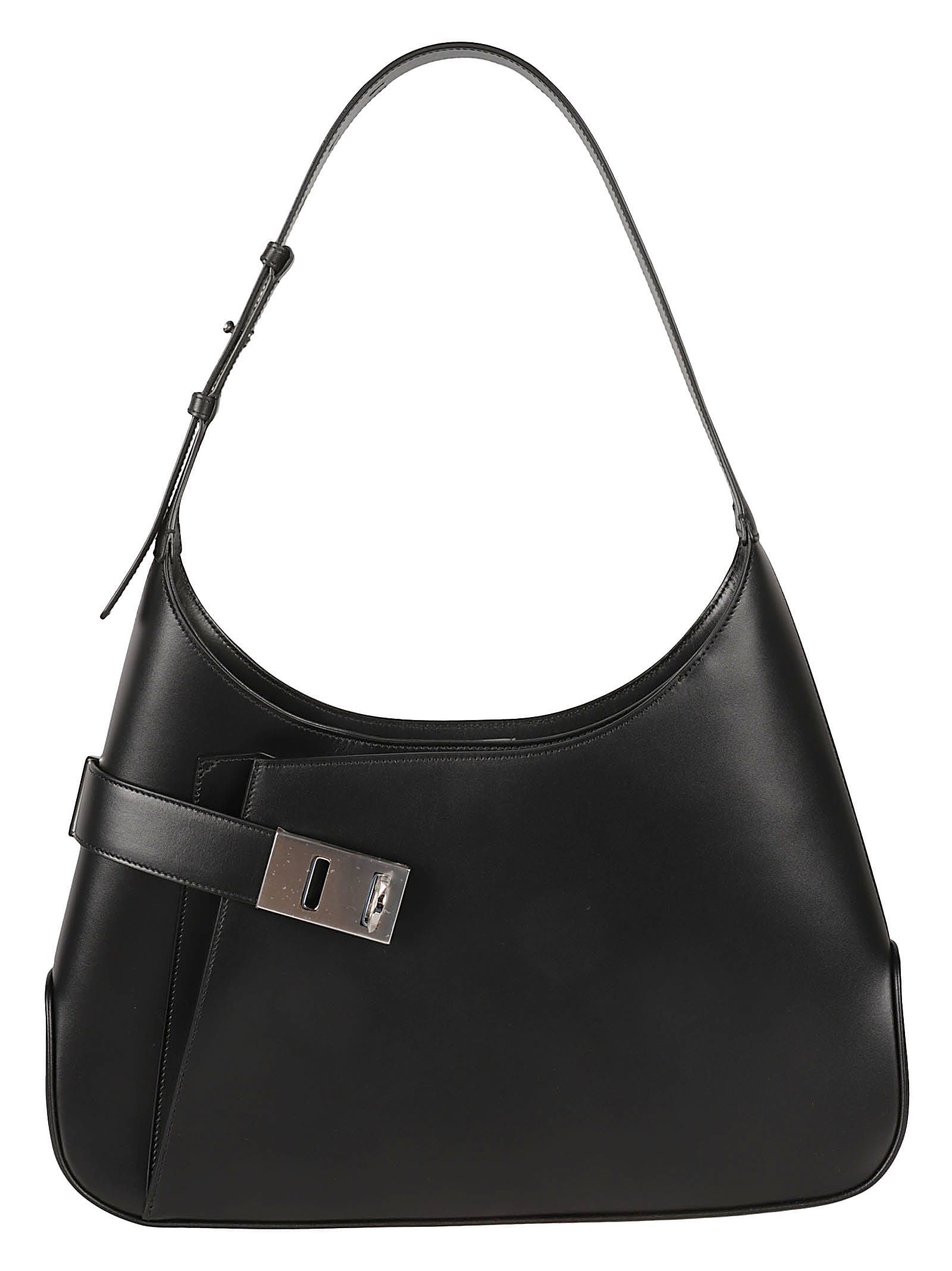 ハンドバッグ Ferragamo Leather Handbag With Draped Details Secured By Min Ferragamo Lock Strap Detail Tote | italist