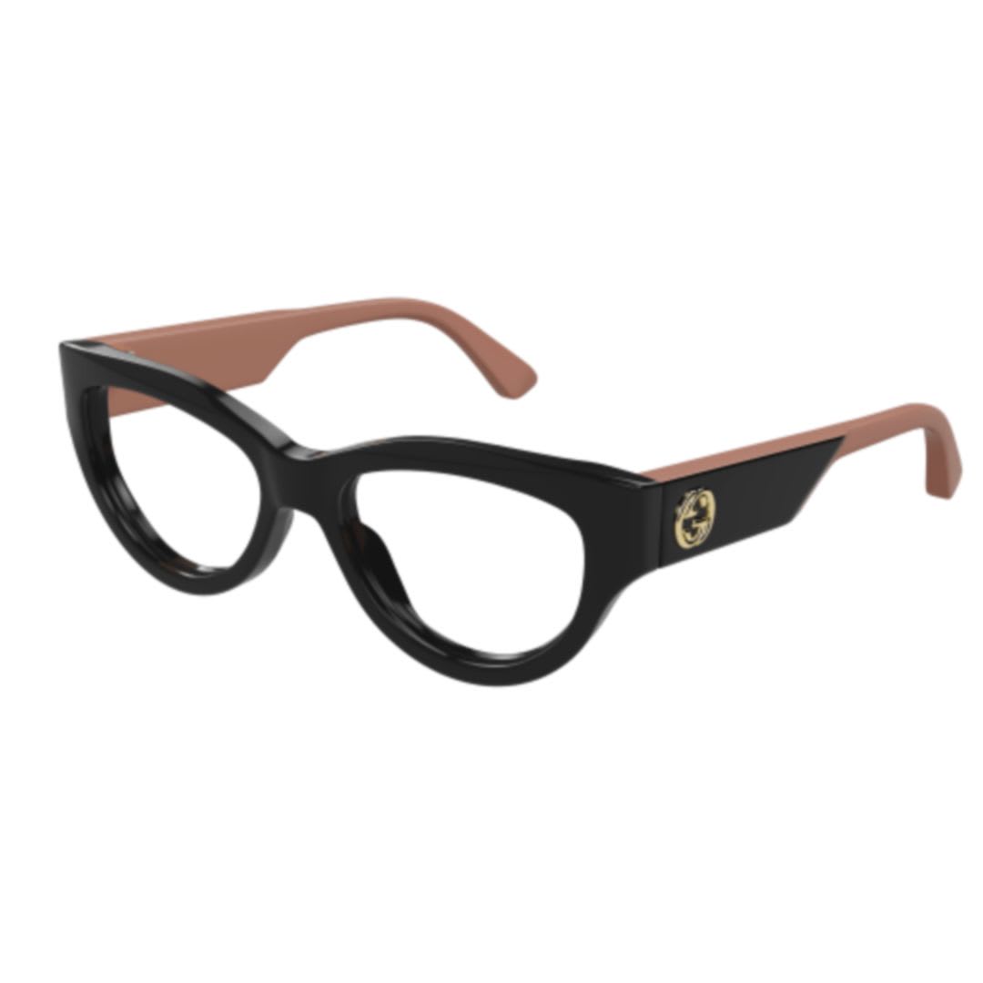 メガネ GUCCI Gucci - GG1665O - 008 BLACK PINK TRANSPAREN Gucci Eyewear Gg1665o-008 Black-pink-transparent | italist