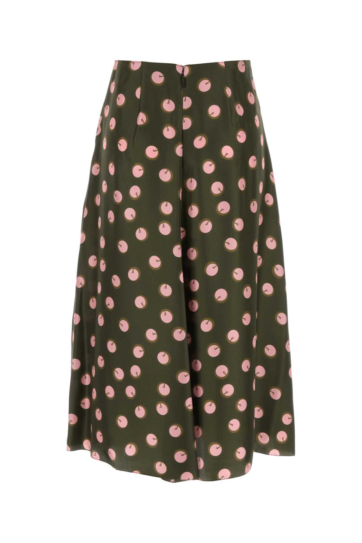 Fendi Printed Silk Skirt | italist