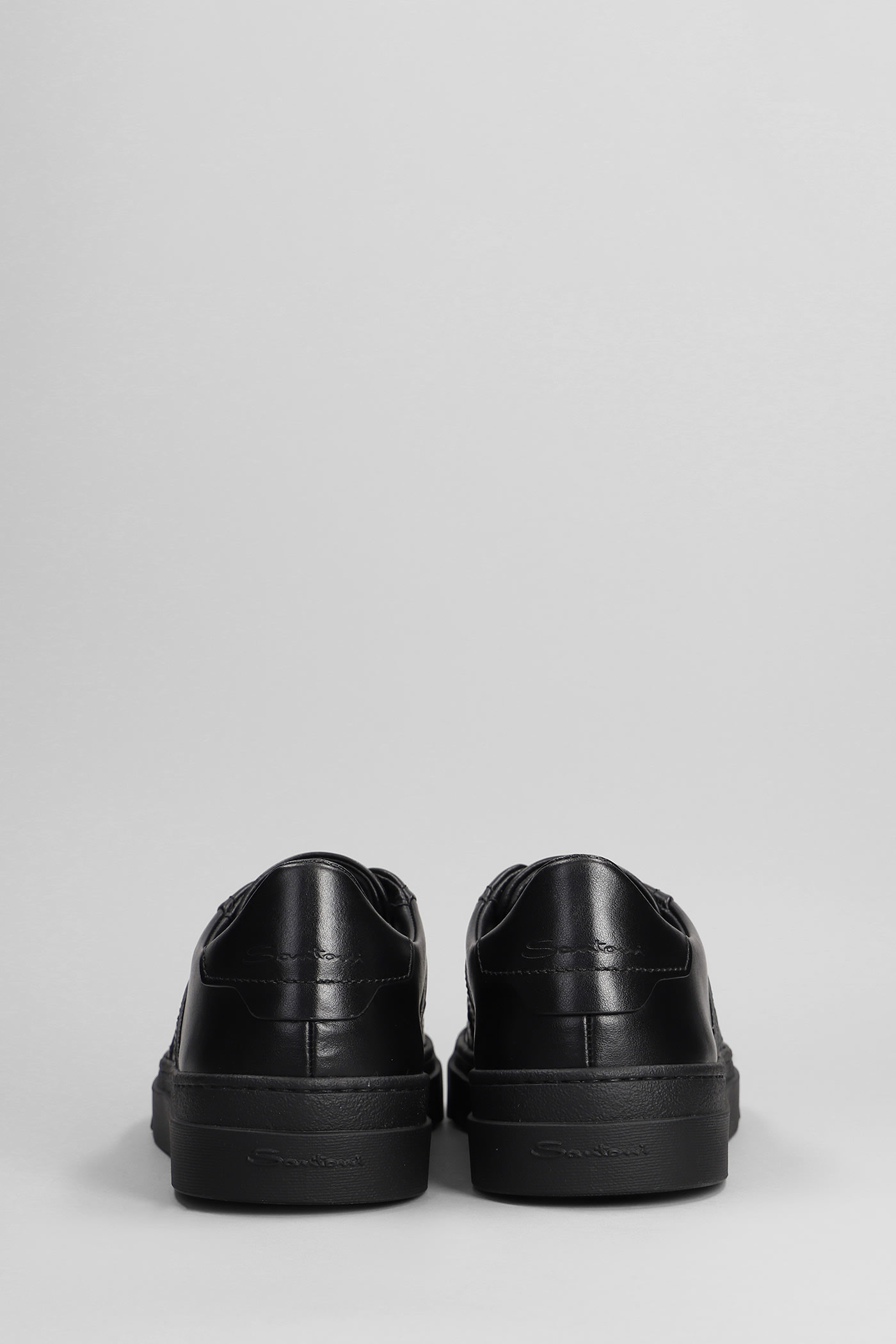 スニーカー Santoni DBS3 SNEAKERS Santoni Dbs3 Sneakers In Black Leather | italist
