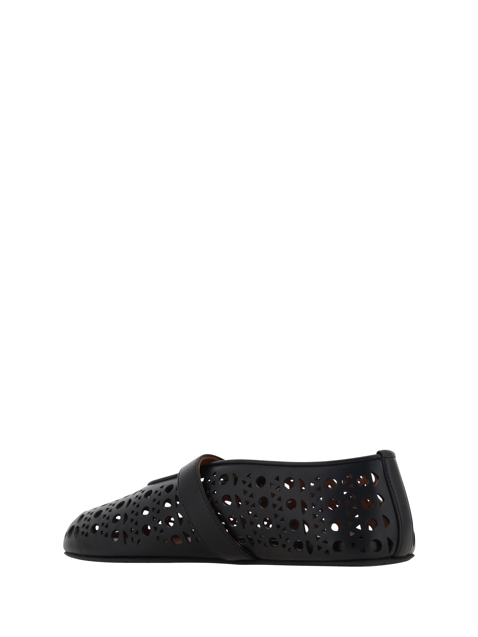 Alaia Calfskin Ballerinas By Alaïa | italist