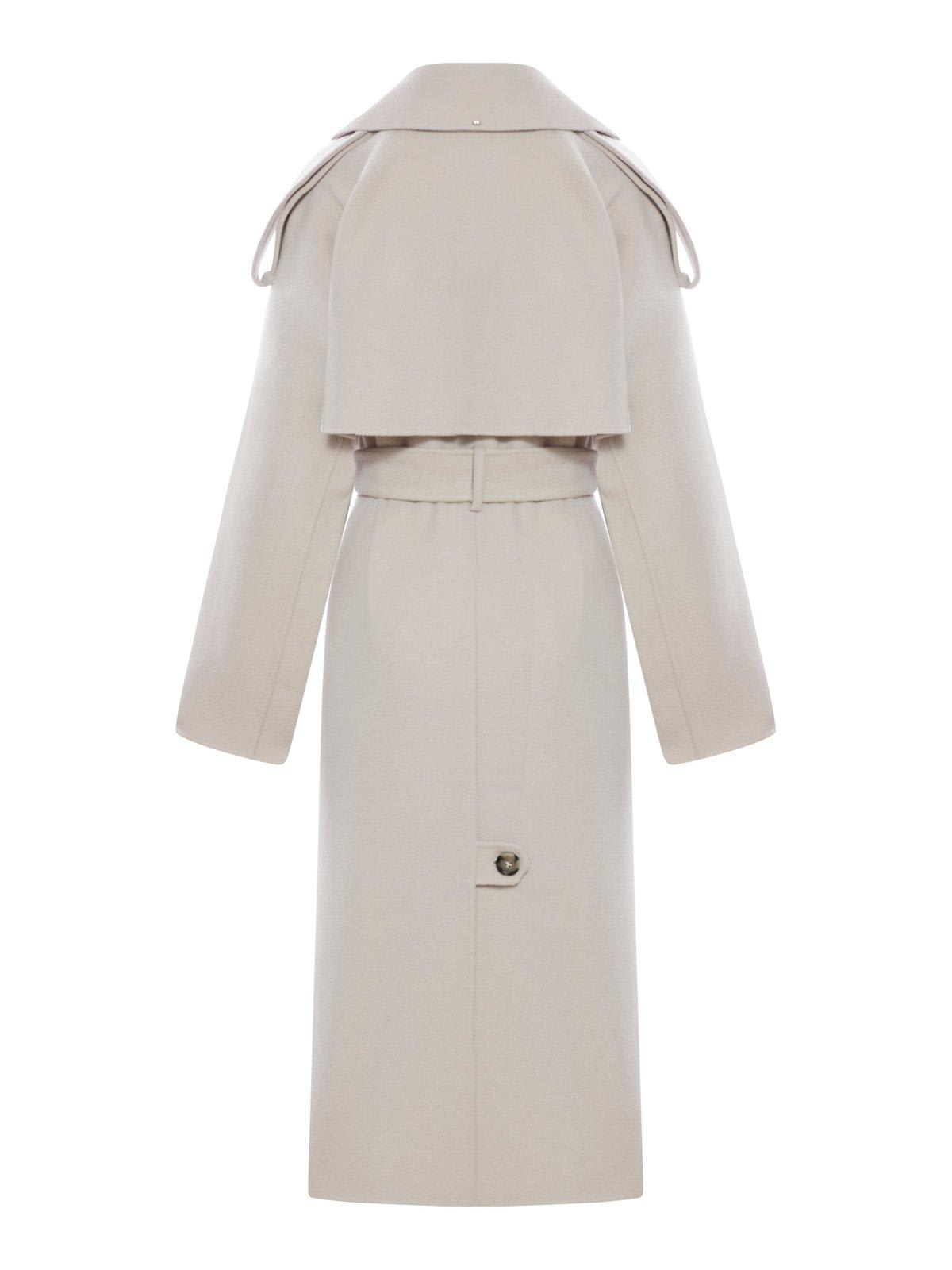 コート SPORTMAX Women Outer FIORE 747 014 Beige Sportmax Fiore Coat | Neutrals | FARFETCH