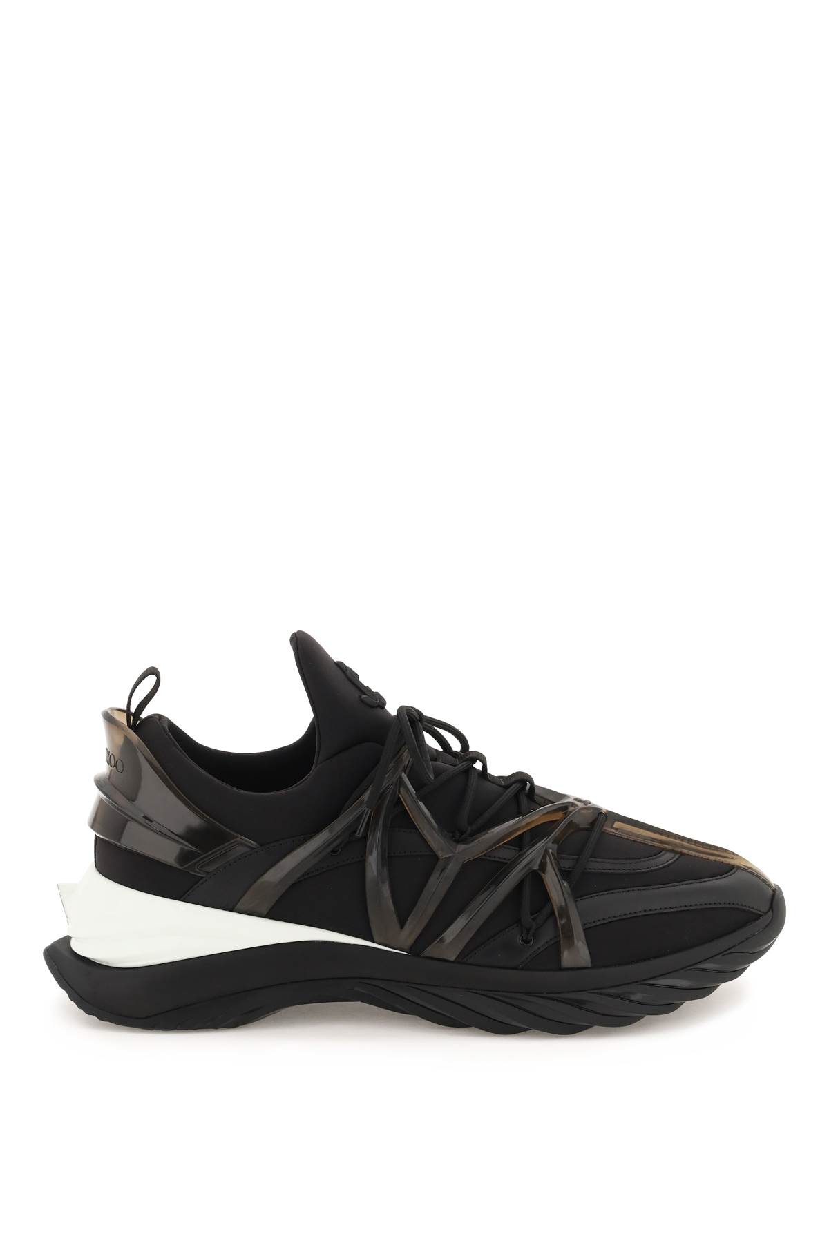 JIMMY CHOO の靴♪ ★ COSMOS M ★ SNEAKER chain motif boots Black - 'Cosmos' sneakers Jimmy Choo