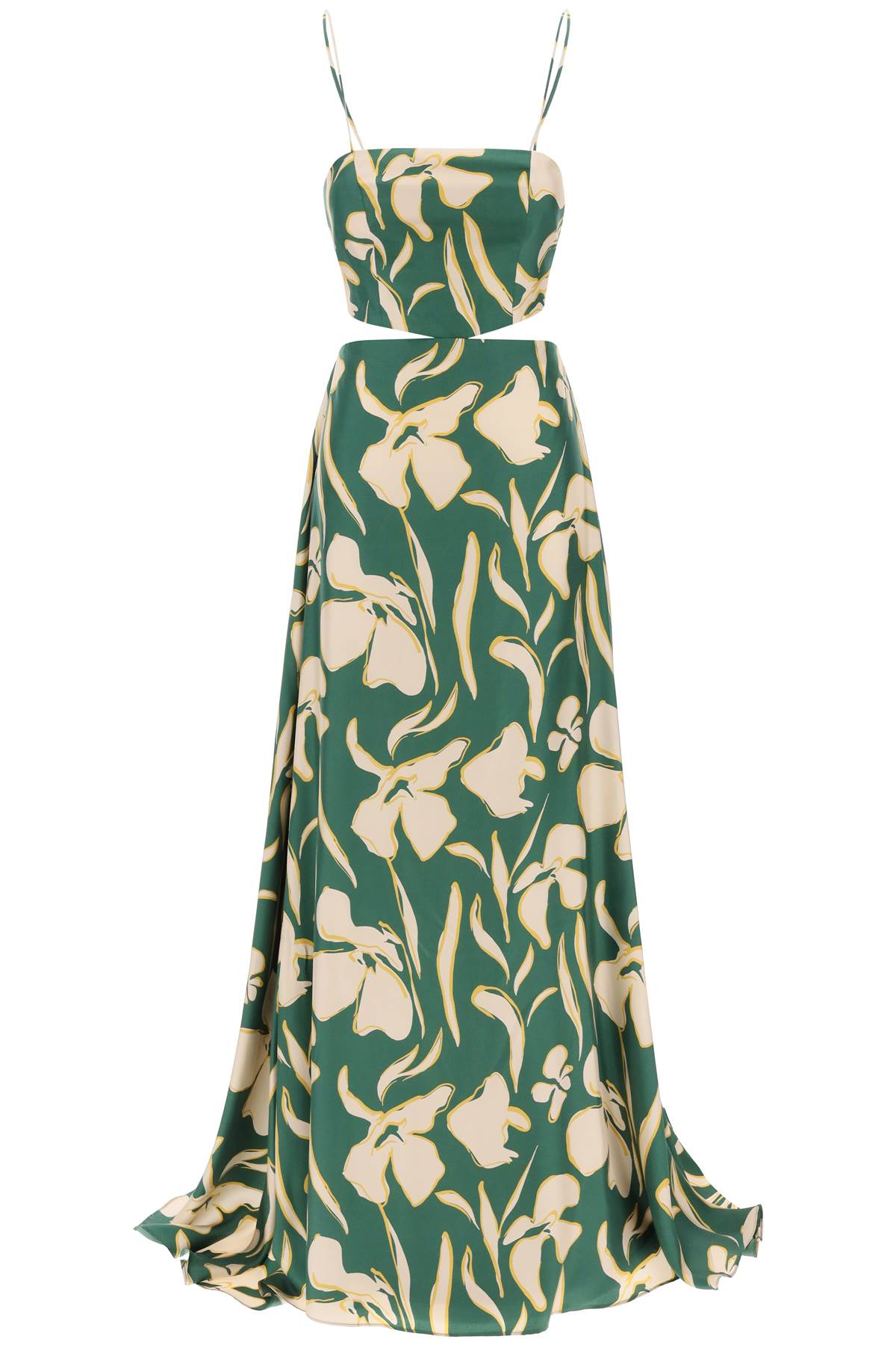 ワンピース RAQUEL DINIZ BAHIA LONG DRESS IN LINEN AND SILK Raquel Diniz A-line Silk Maxi Dress | Black | FARFETCH