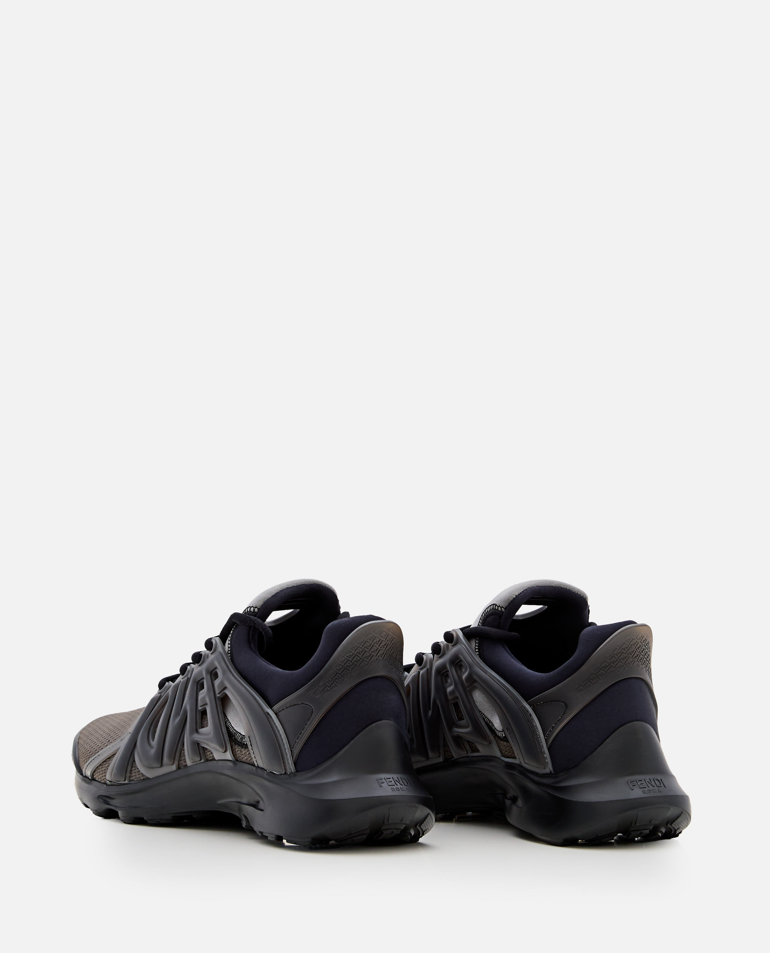 【送関込】FENDI☆フェンディ tag sneakers Fendi Tag Sneakers Technical fabric Black | Fendi