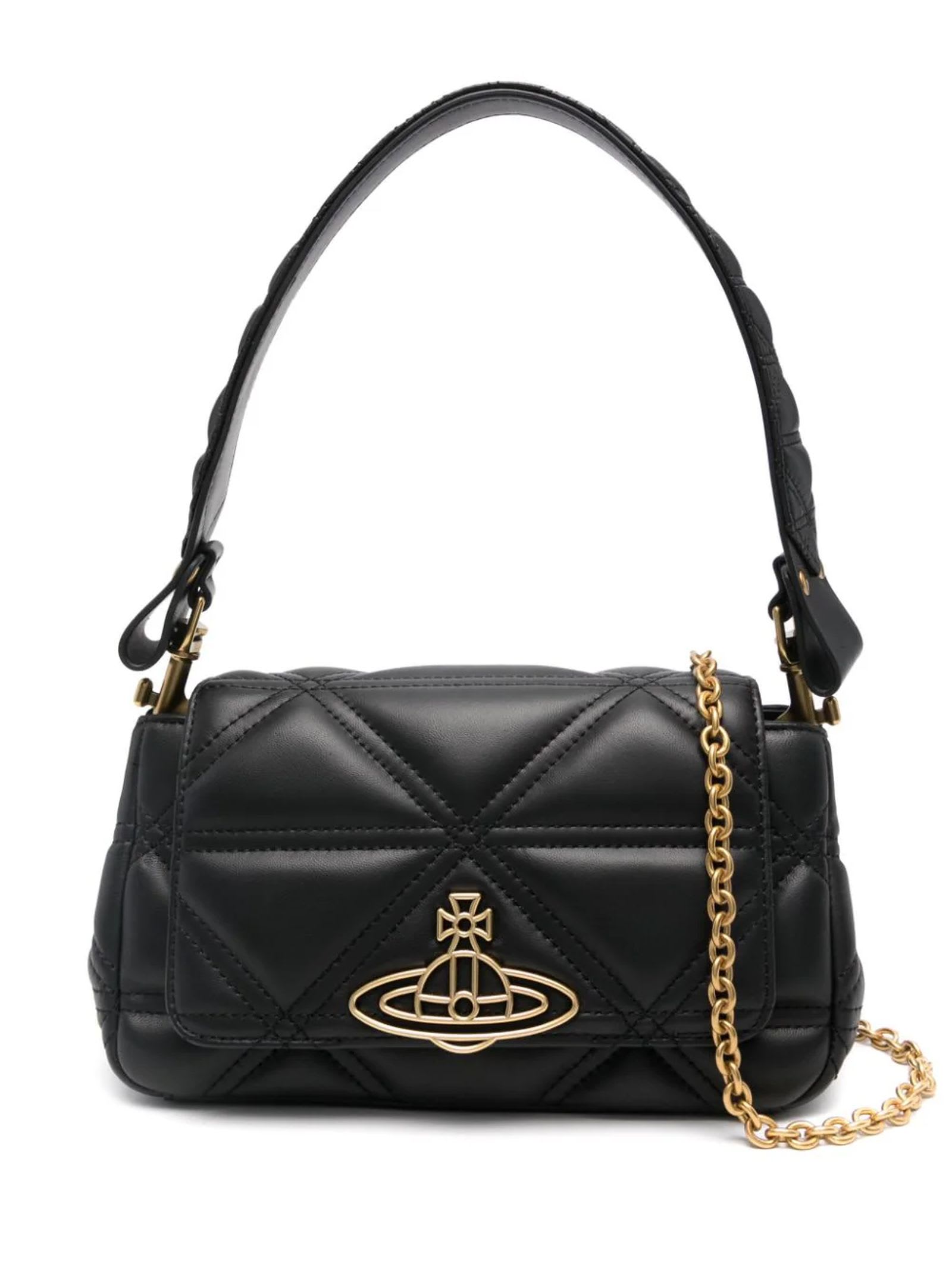 Vivienne Westwood Black Hazel Shoulder Bag | italist, ALWAYS LIKE