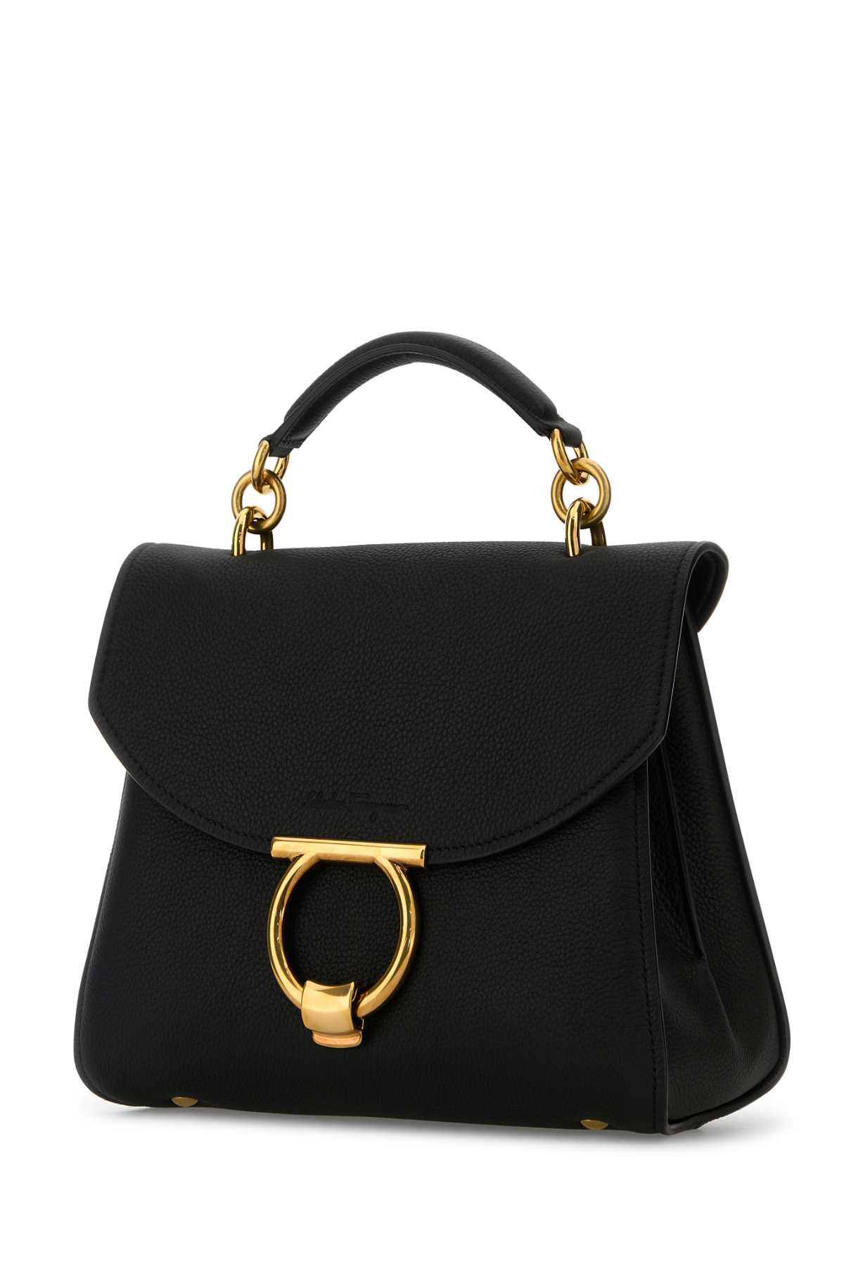 ハンドバッグ Salvatore Ferragamo Black Leather Margot Handbag Ferragamo Black Leather Margot Handbag | italist